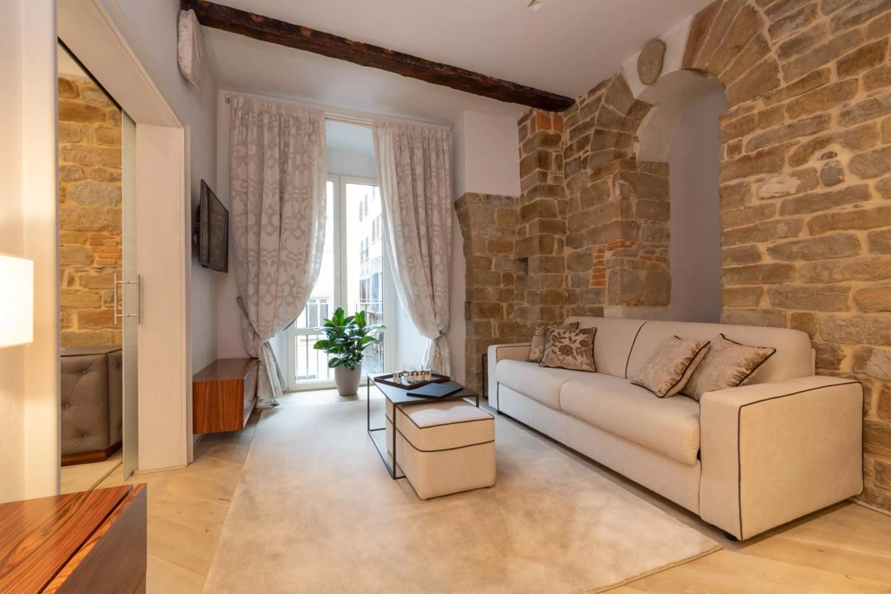 Living room in Donati Luxury Tower Suites