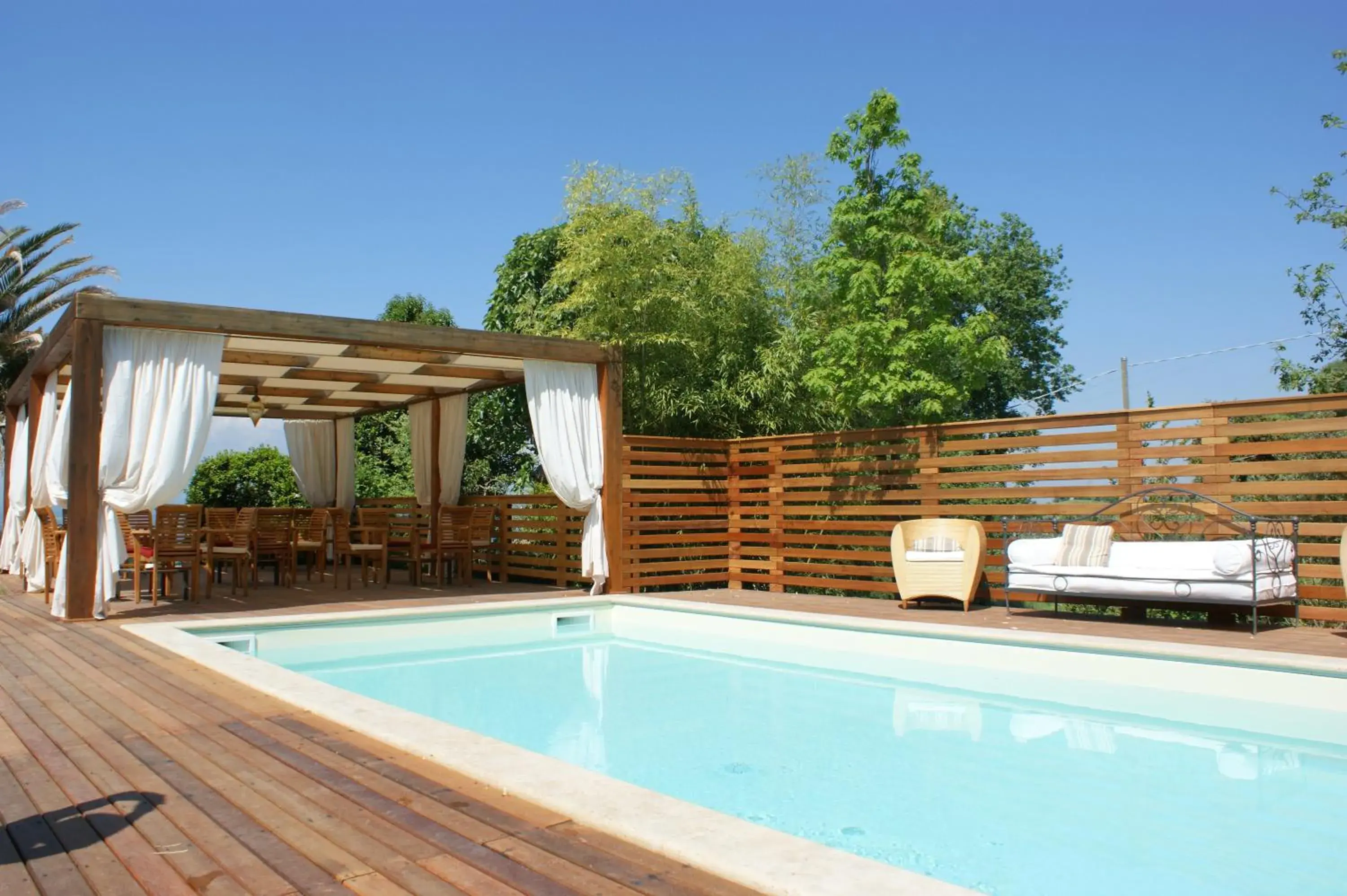 Garden, Swimming Pool in Hotel & Restaurant degli Angeli