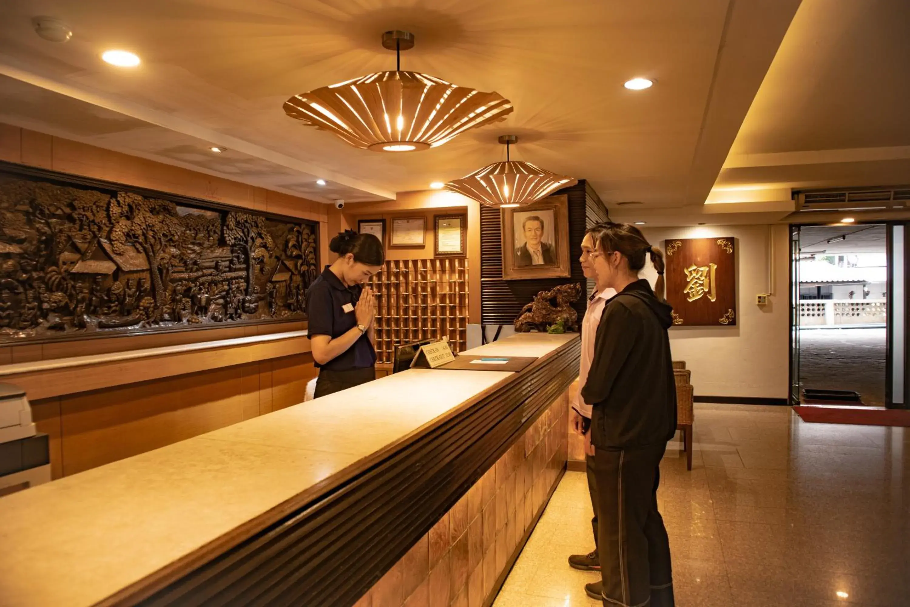 Lobby/Reception in Royal Panerai Hotel