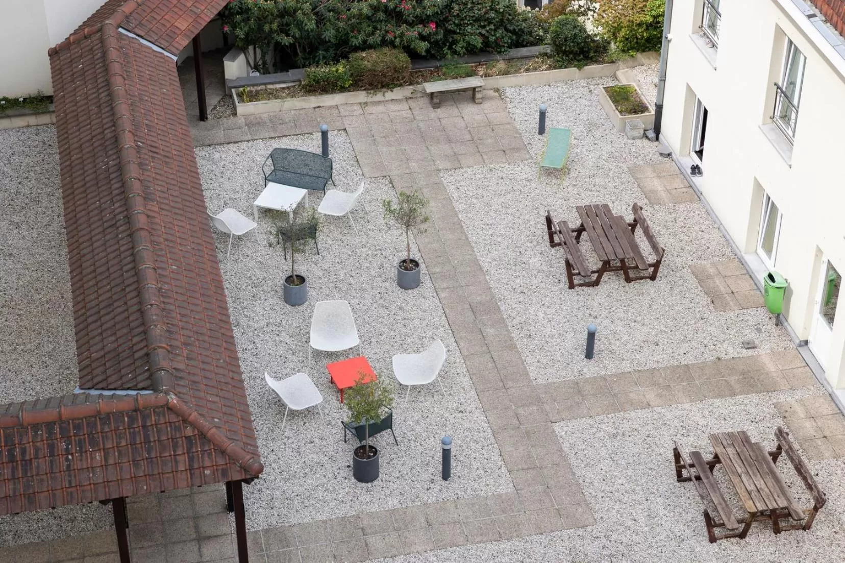 Patio in Citadines Sainte-Catherine Brussels