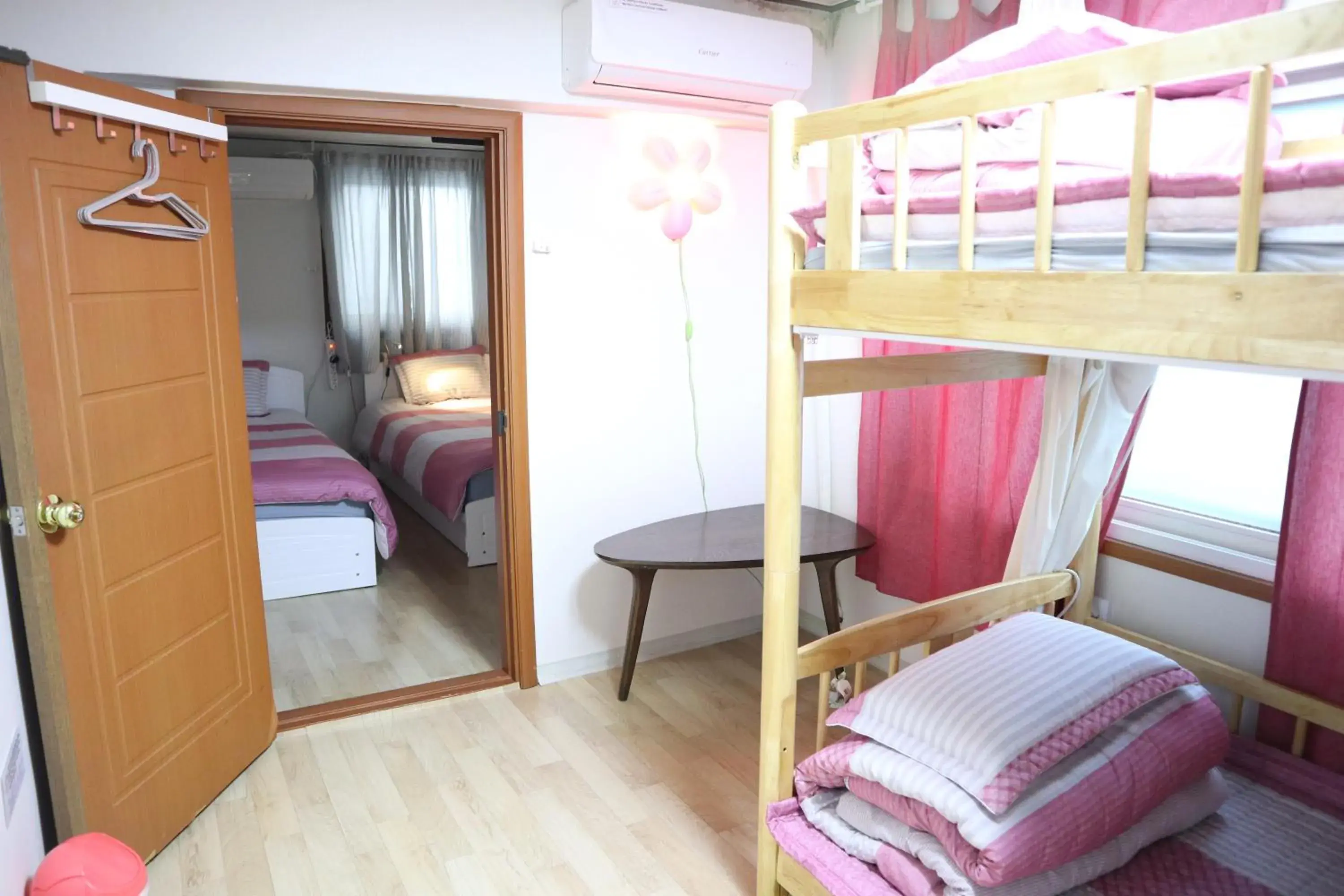 Bedroom, Bunk Bed in Jeong House Hongdae
