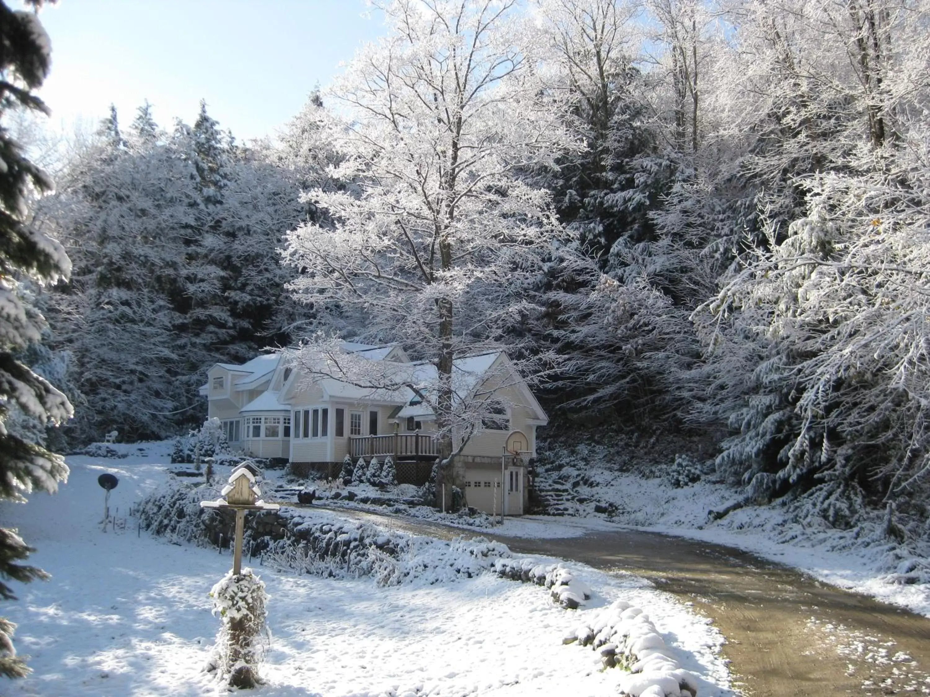 Area and facilities, Winter in Mountain Valley Retreat