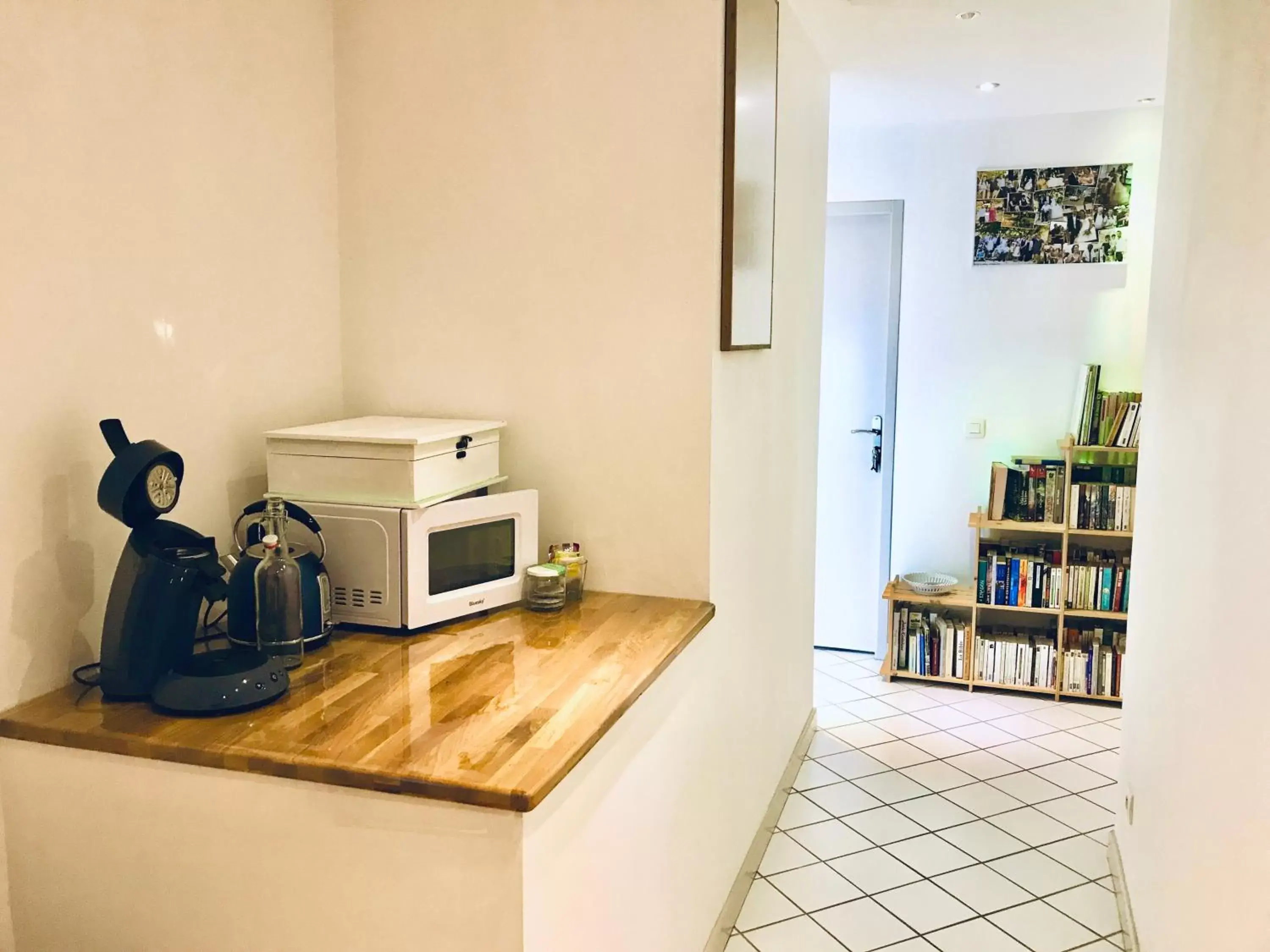 Coffee/tea facilities, Kitchen/Kitchenette in Chambres à la Campagne