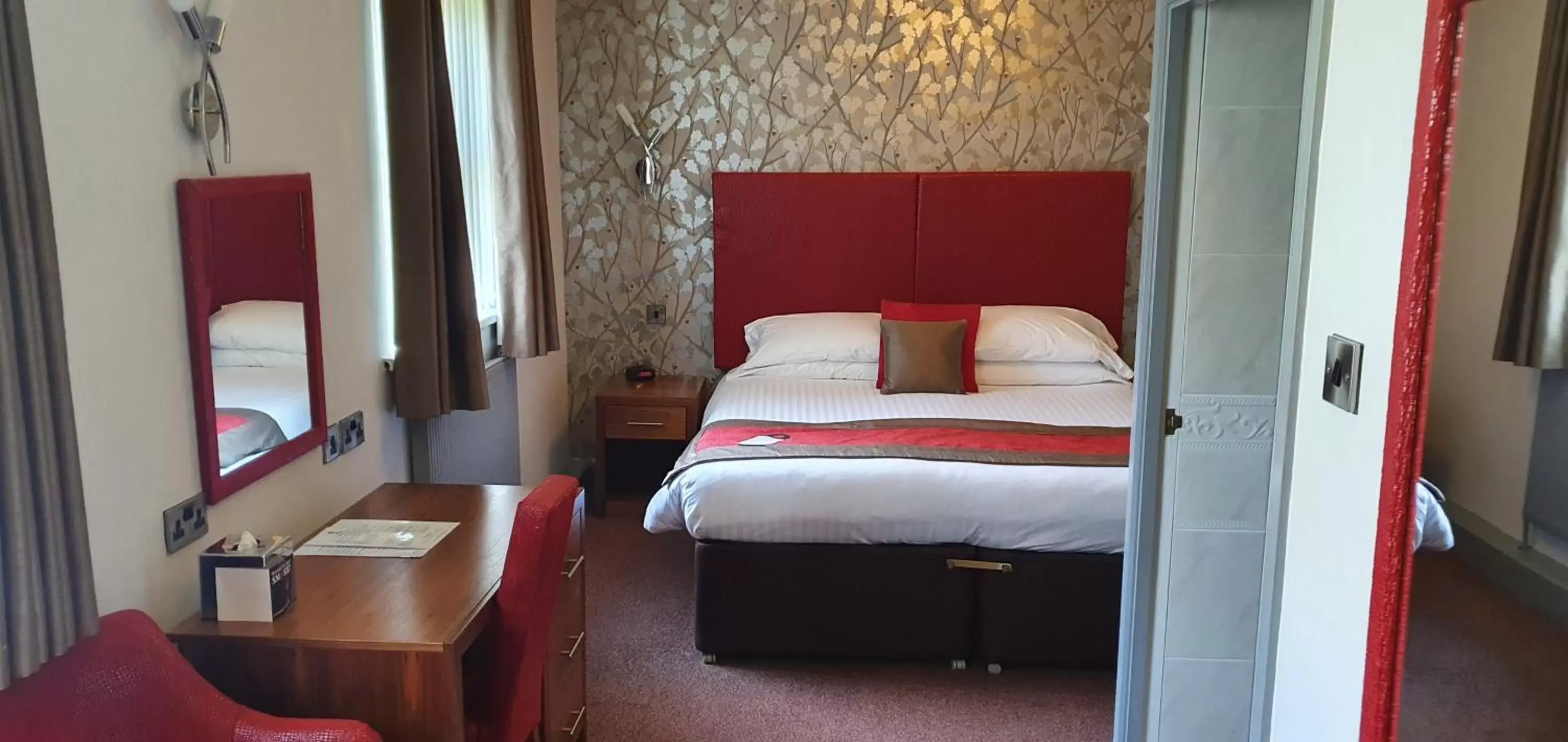 Bedroom, Bed in Oaklands Hall Hotel Sure Hotel Collection by Best Western