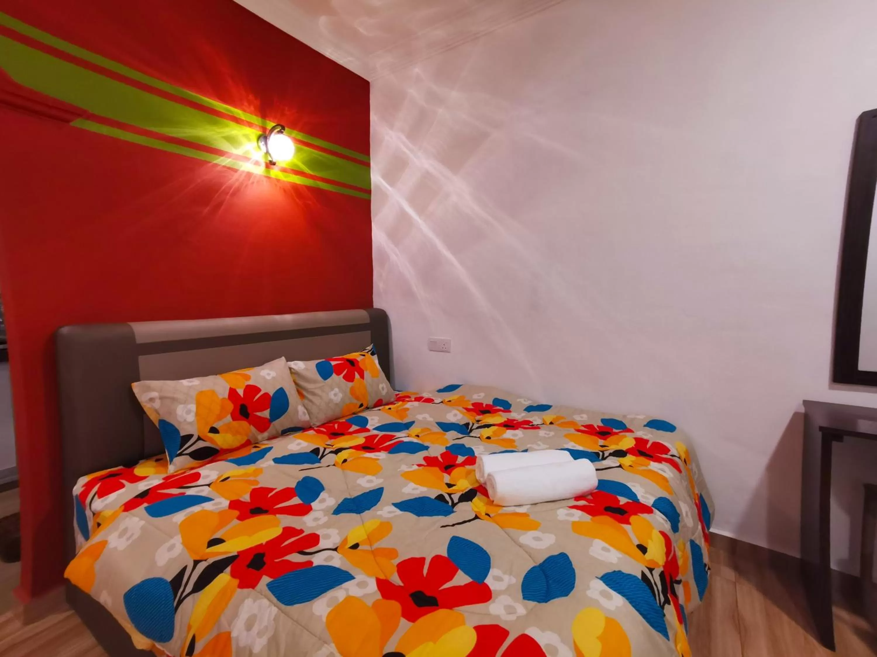 Bed in Cenang Room Rahsia Motel