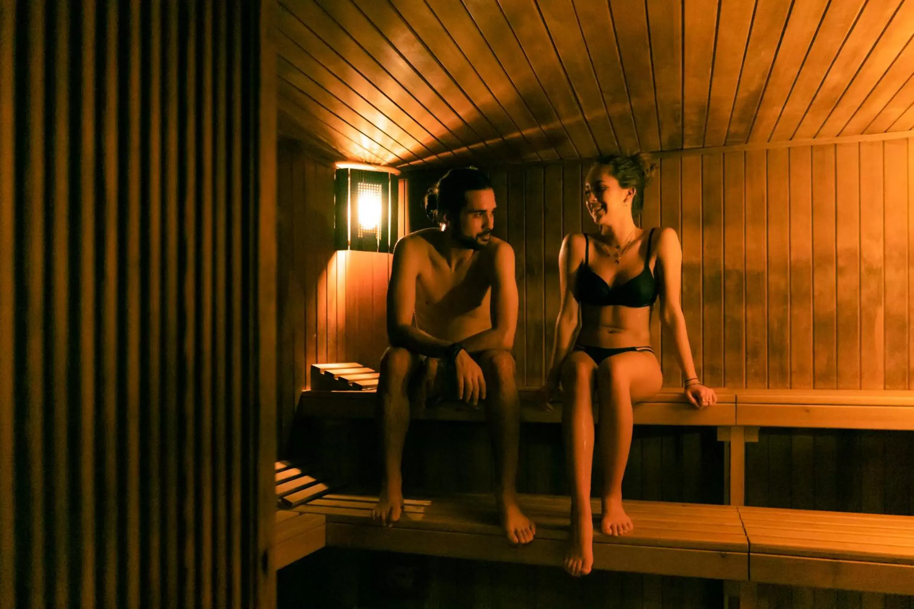 Sauna in Hotel Terme Salvarola