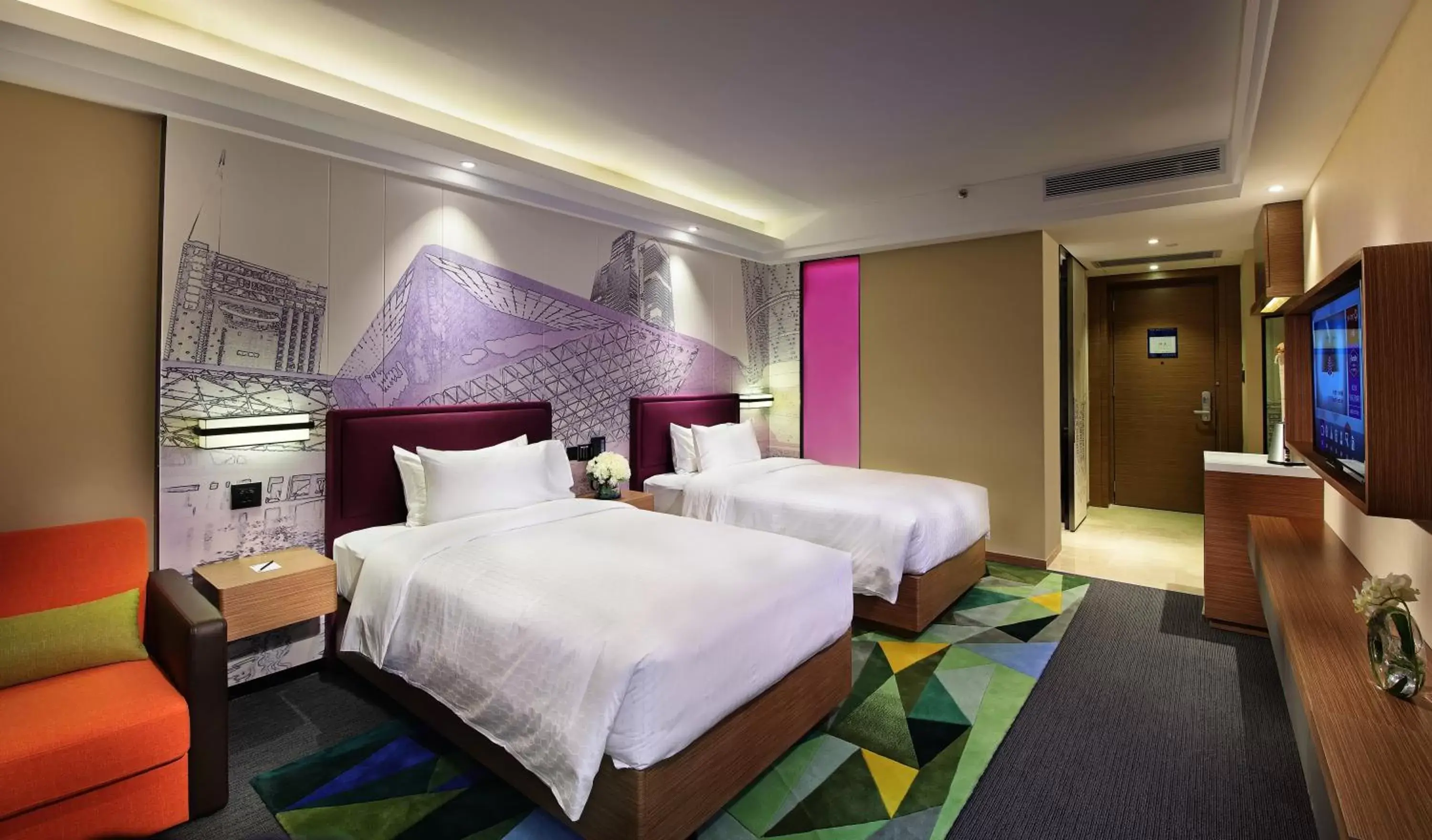 bunk bed, Bed in Hampton by Hilton Guangzhou Zhujiang New Town