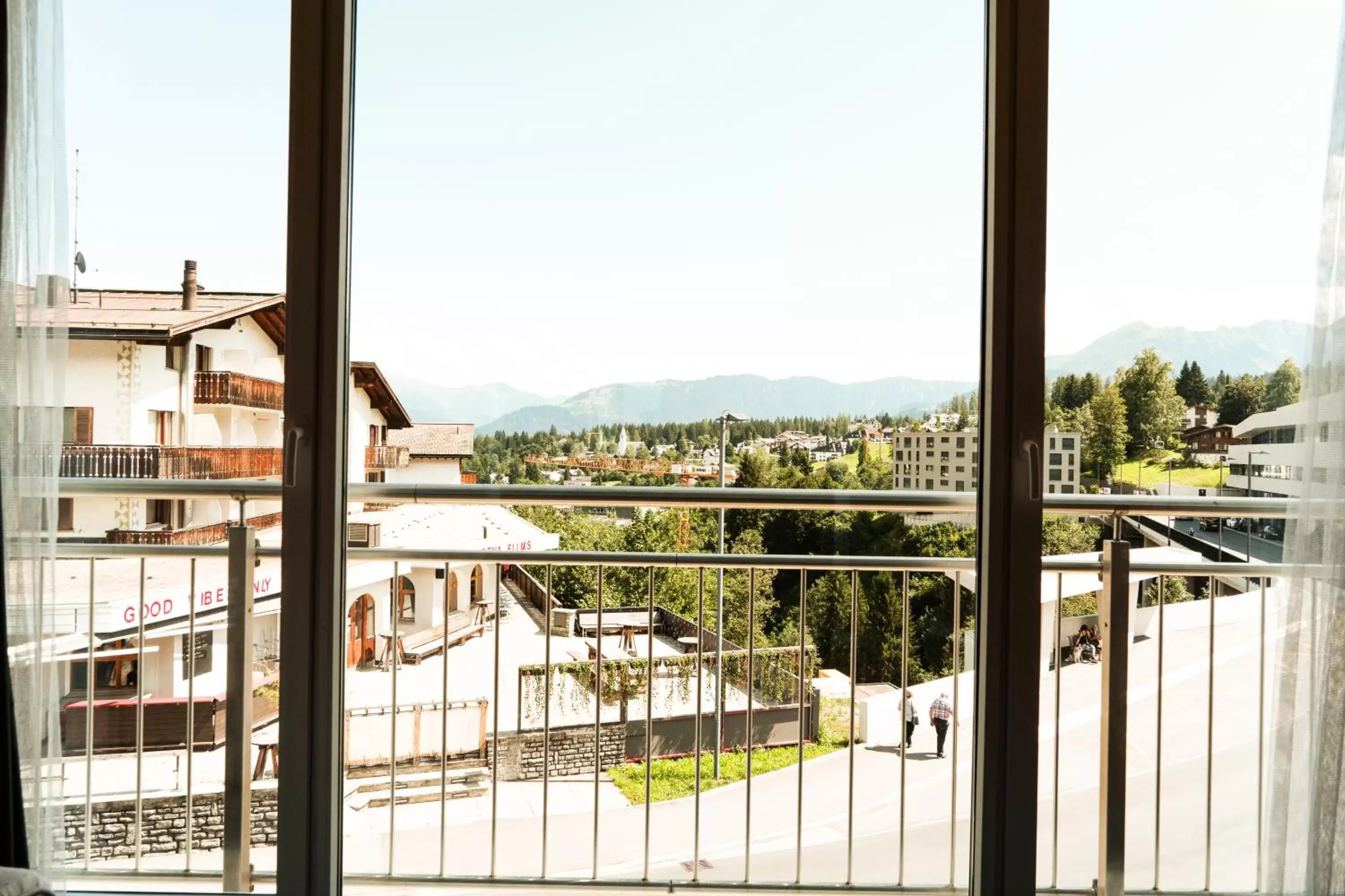 City view in Hillsite Hotel Restaurant Flims