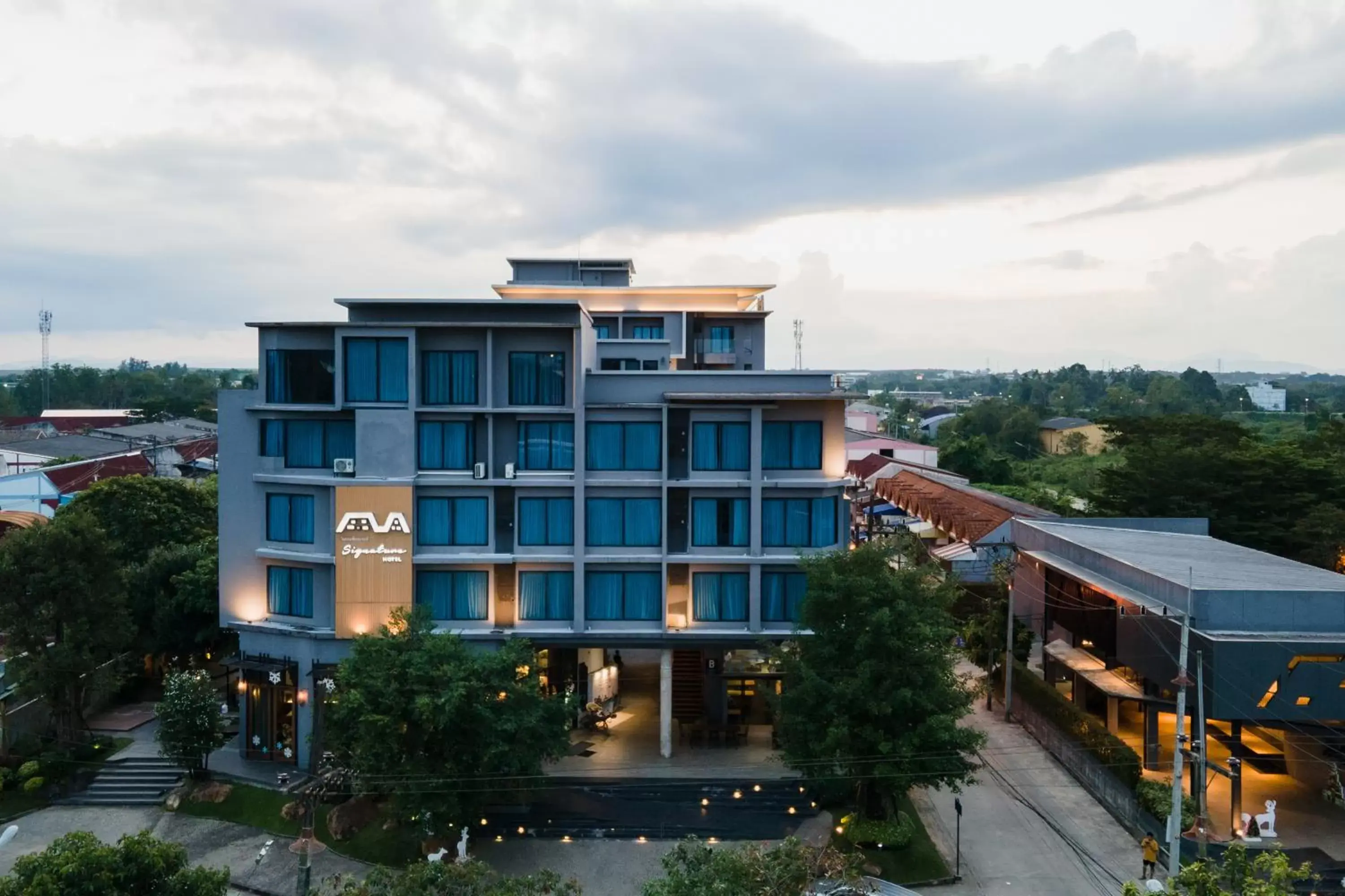 Bird's eye view, Property Building in Hatyai Signature Hotel