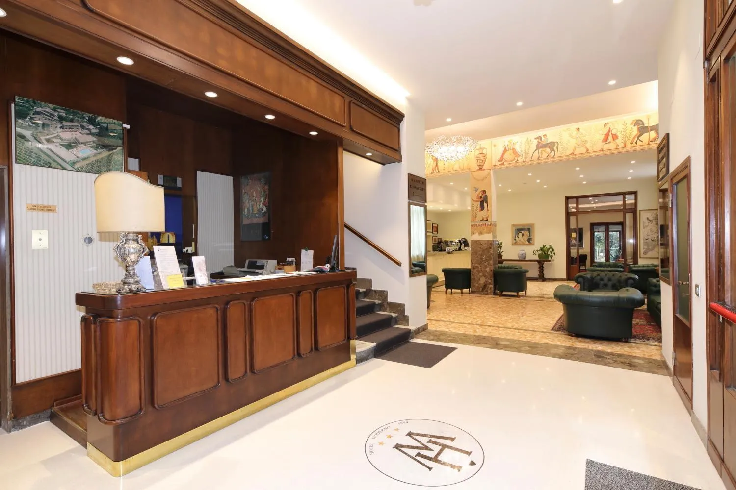 Lobby or reception in Hotel Moderno