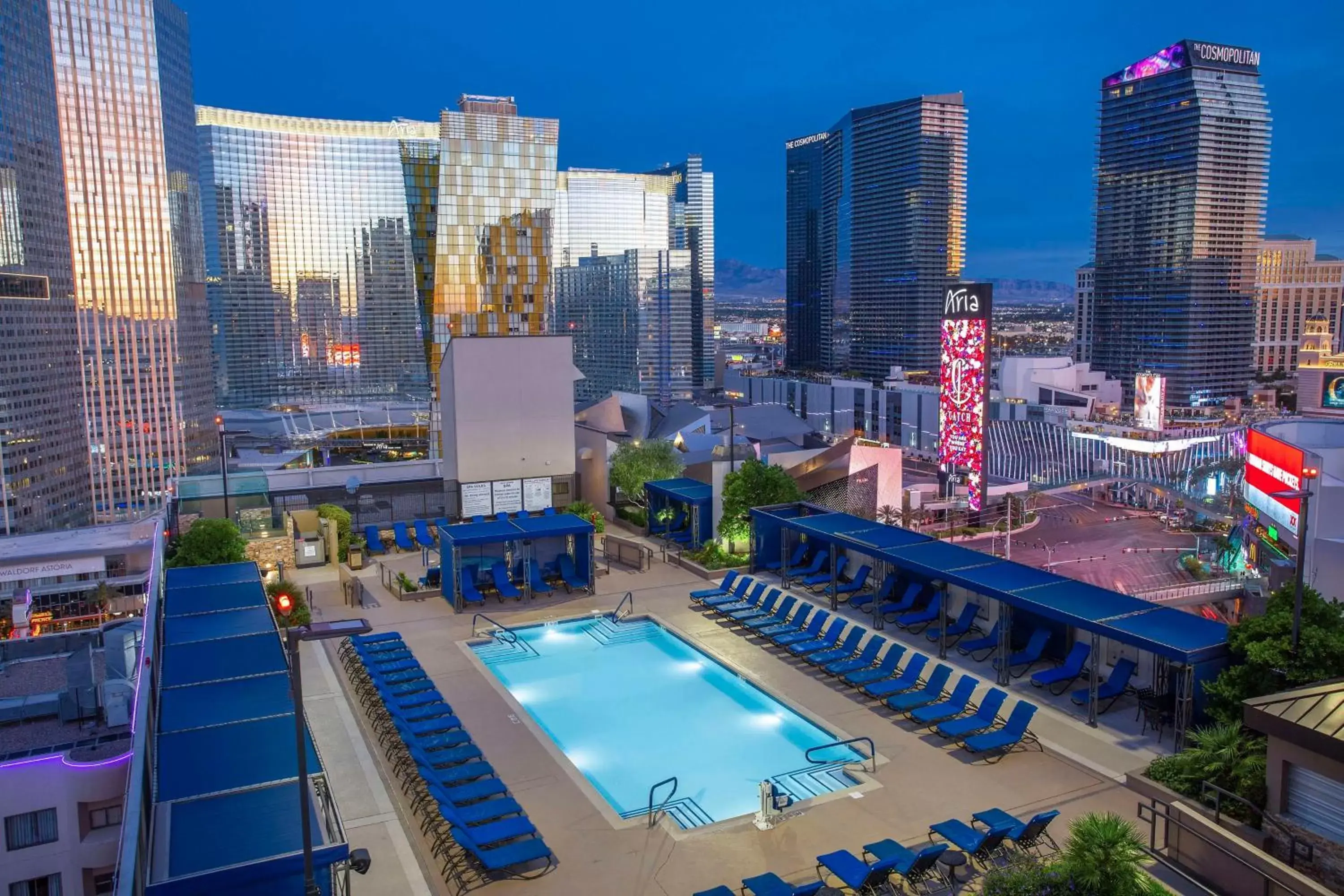 Swimming pool, Pool View in Hilton Vacation Club Polo Towers Las Vegas