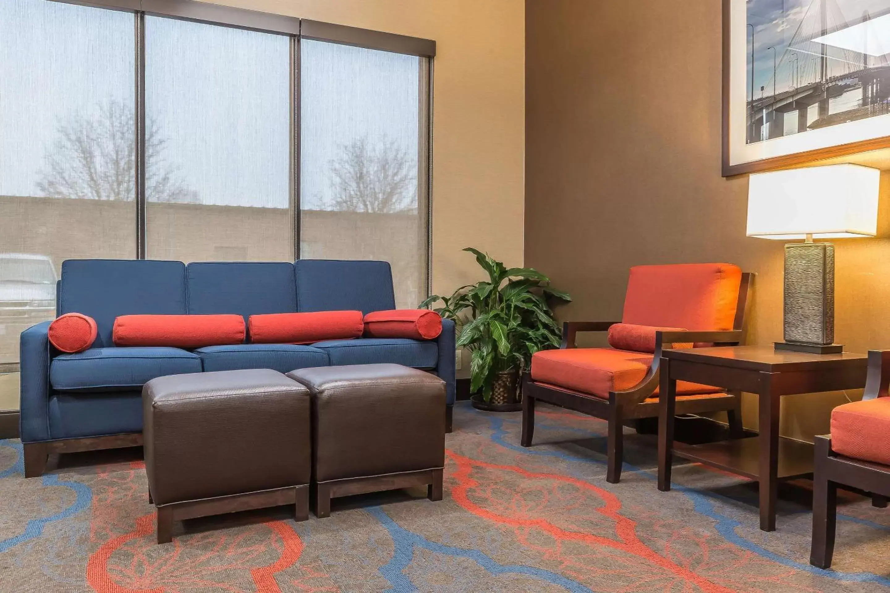 Lobby or reception, Seating Area in Comfort Inn Alton near I-255