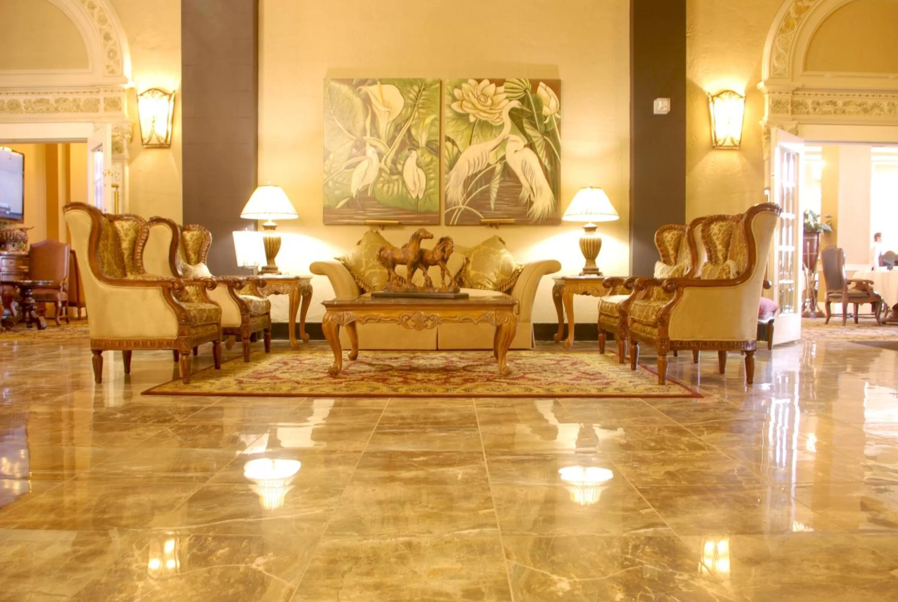 Lobby or reception in Grant Hall Hotel