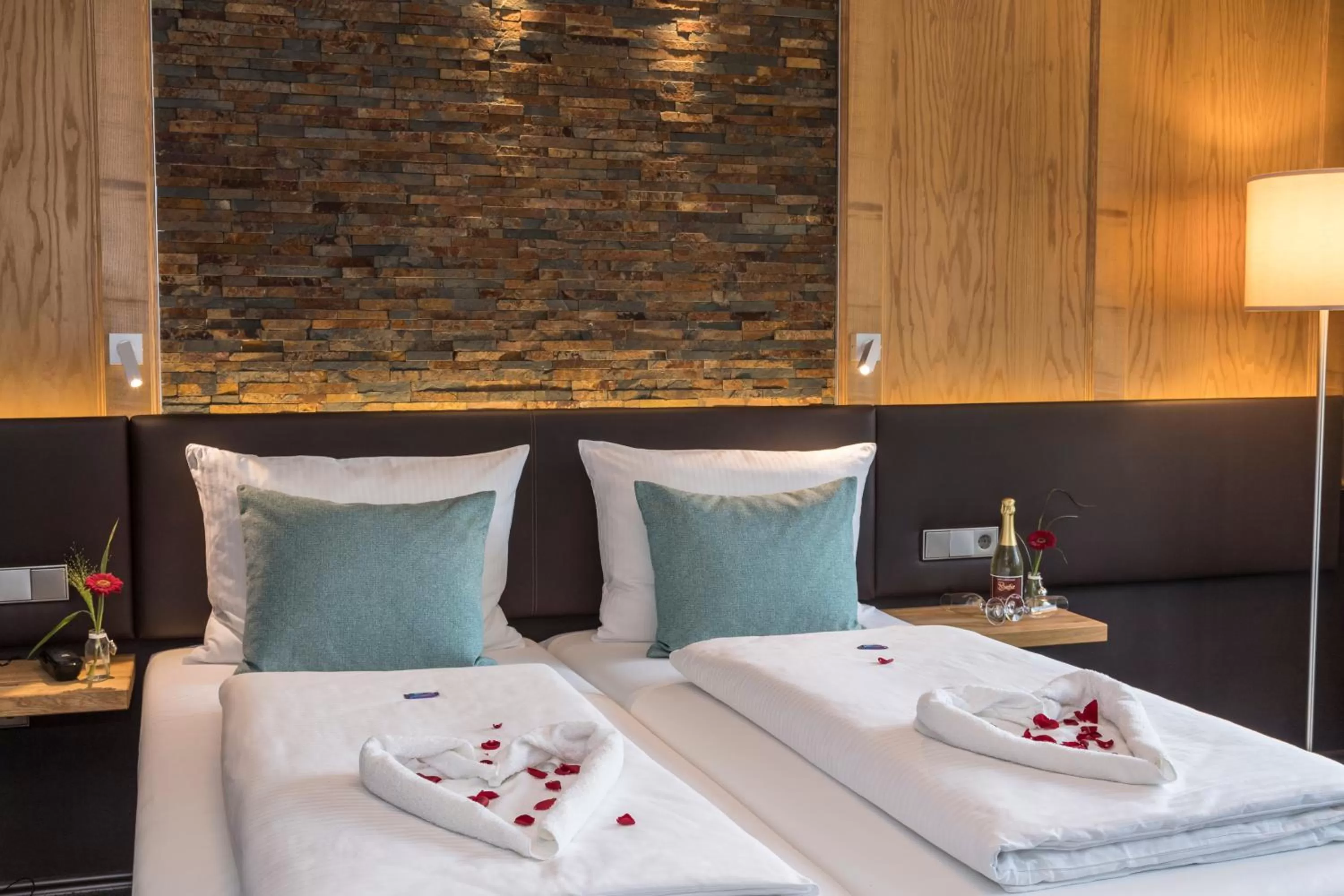 Bed in Hotel & Restaurant Becher