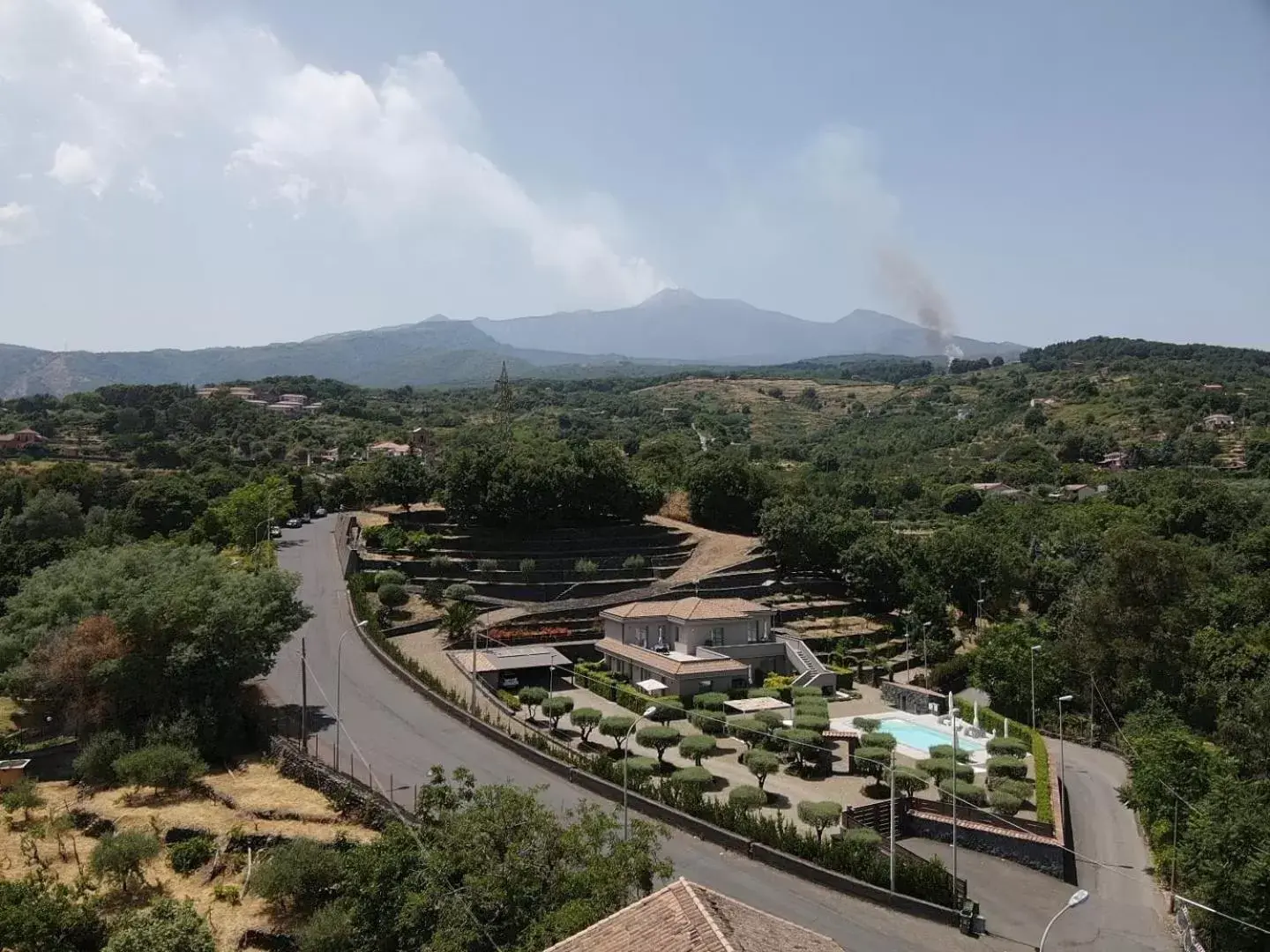 Bird's eye view, Bird's-eye View in Il Casale di Monacella