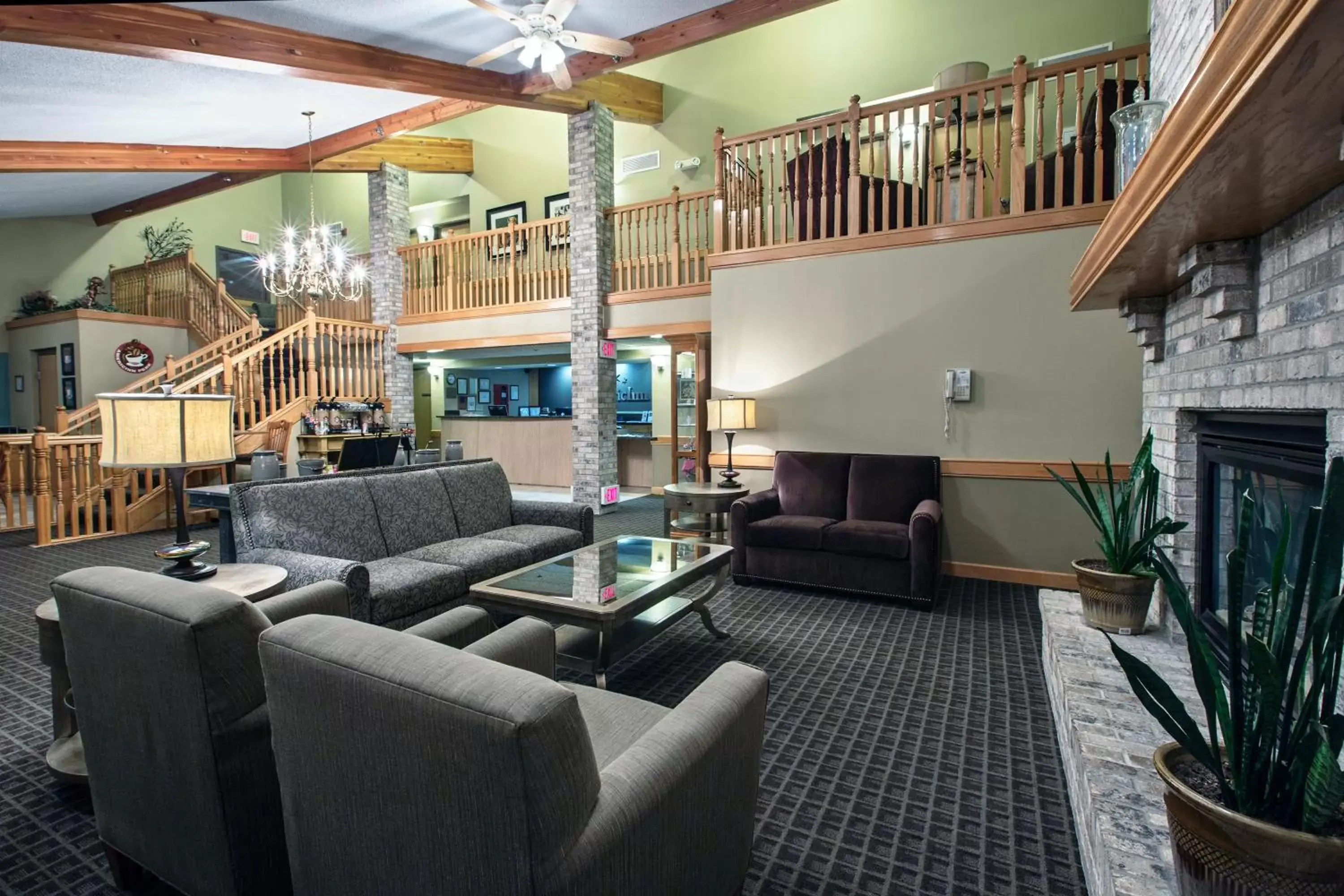 Lobby or reception in AmericInn by Wyndham Iowa Falls