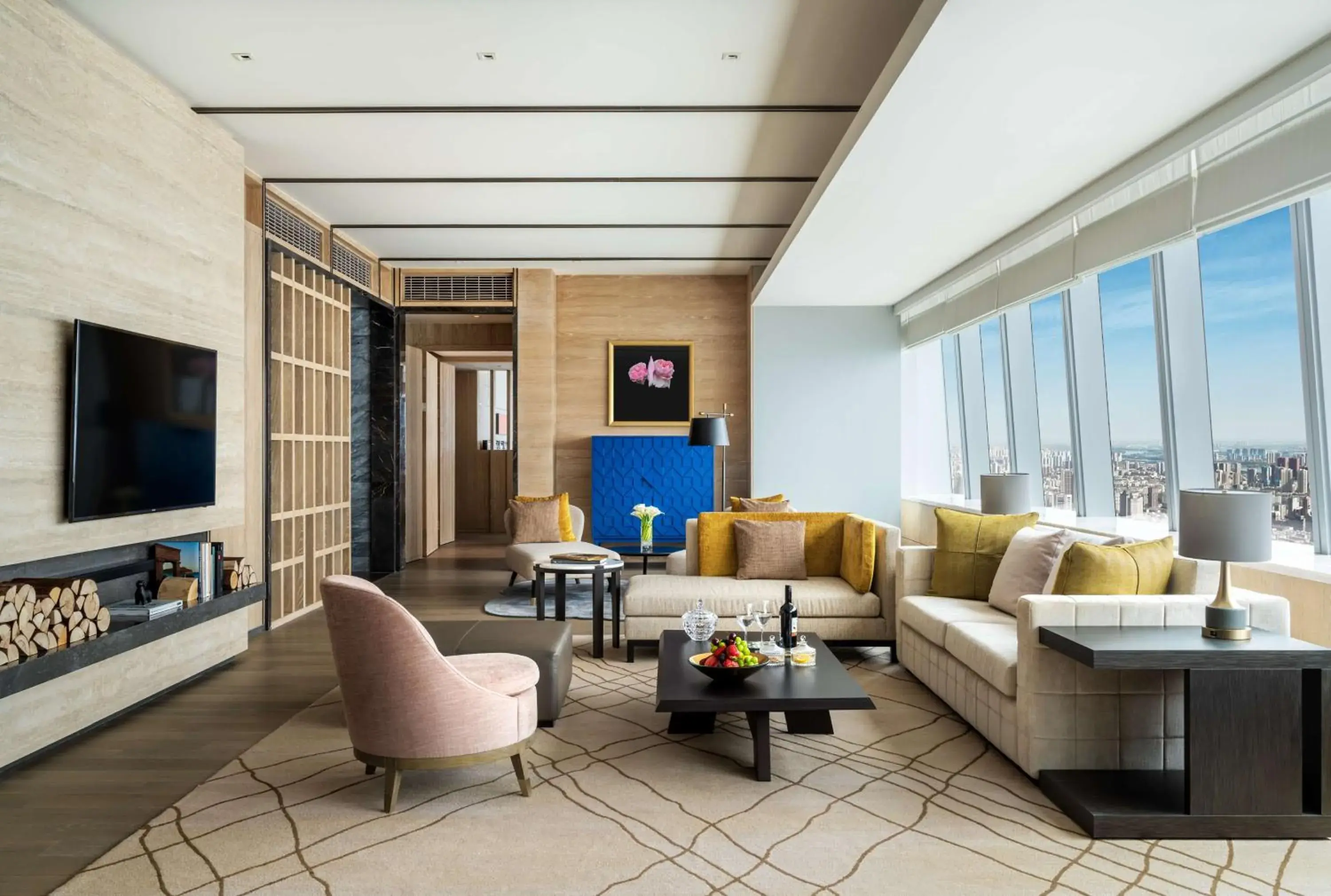 Living room, Seating Area in Conrad Shenyang