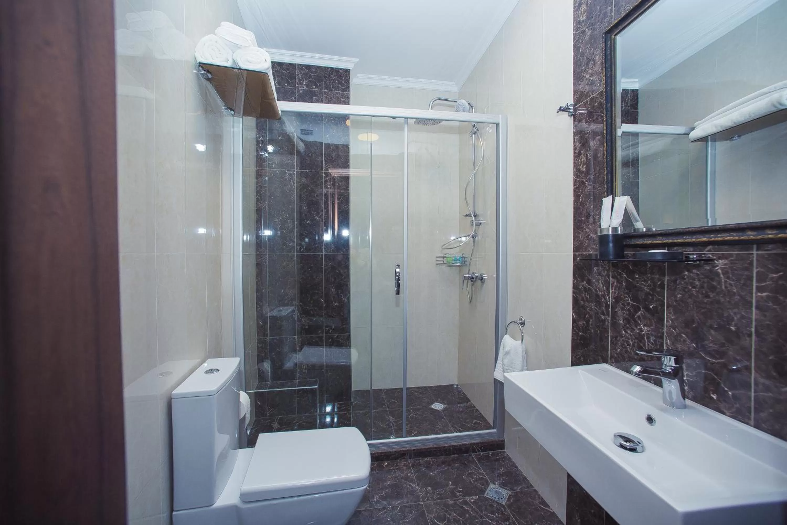 Shower in Royal Venezia Hotel