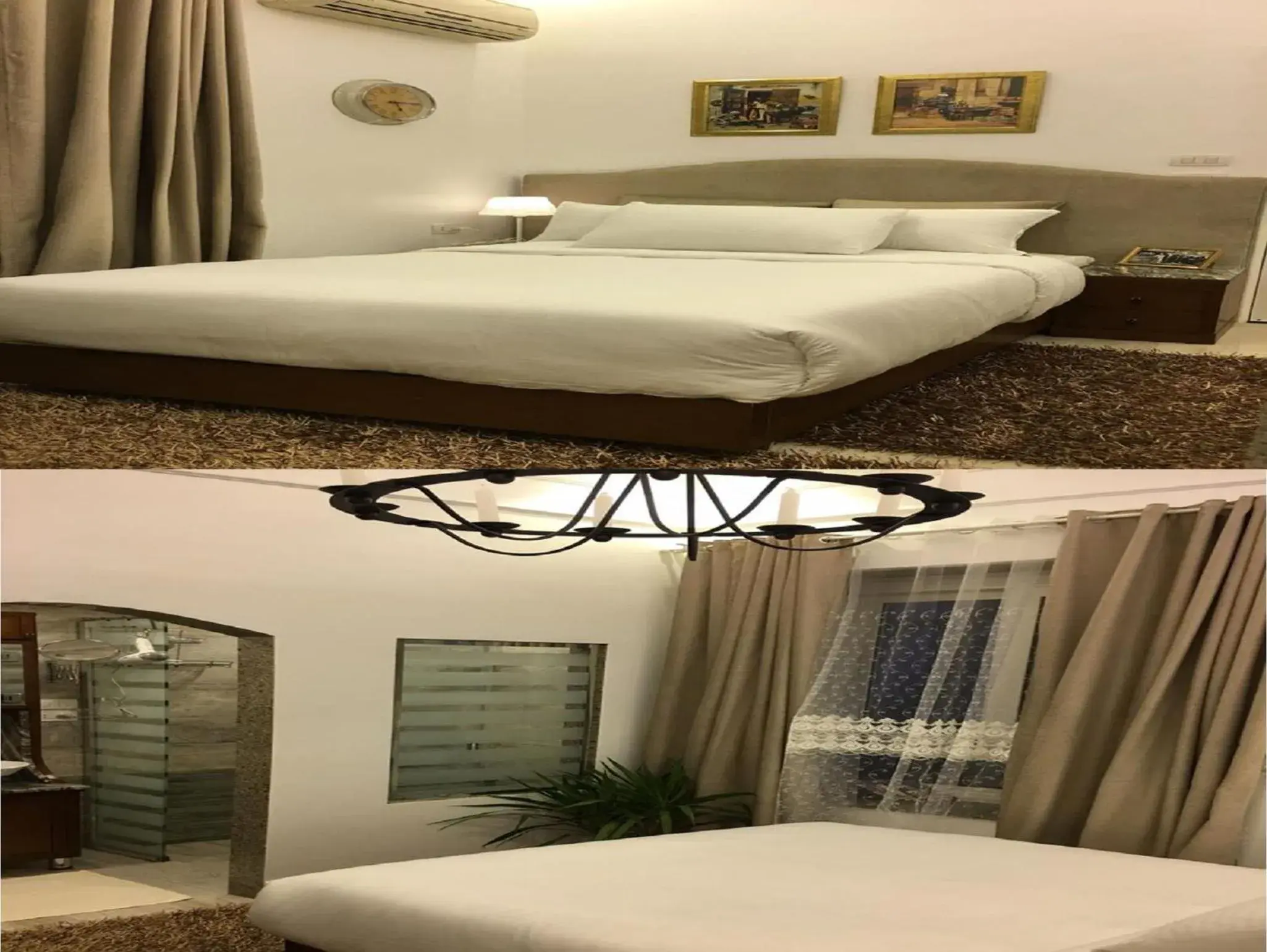 Bed in Paris Hotel