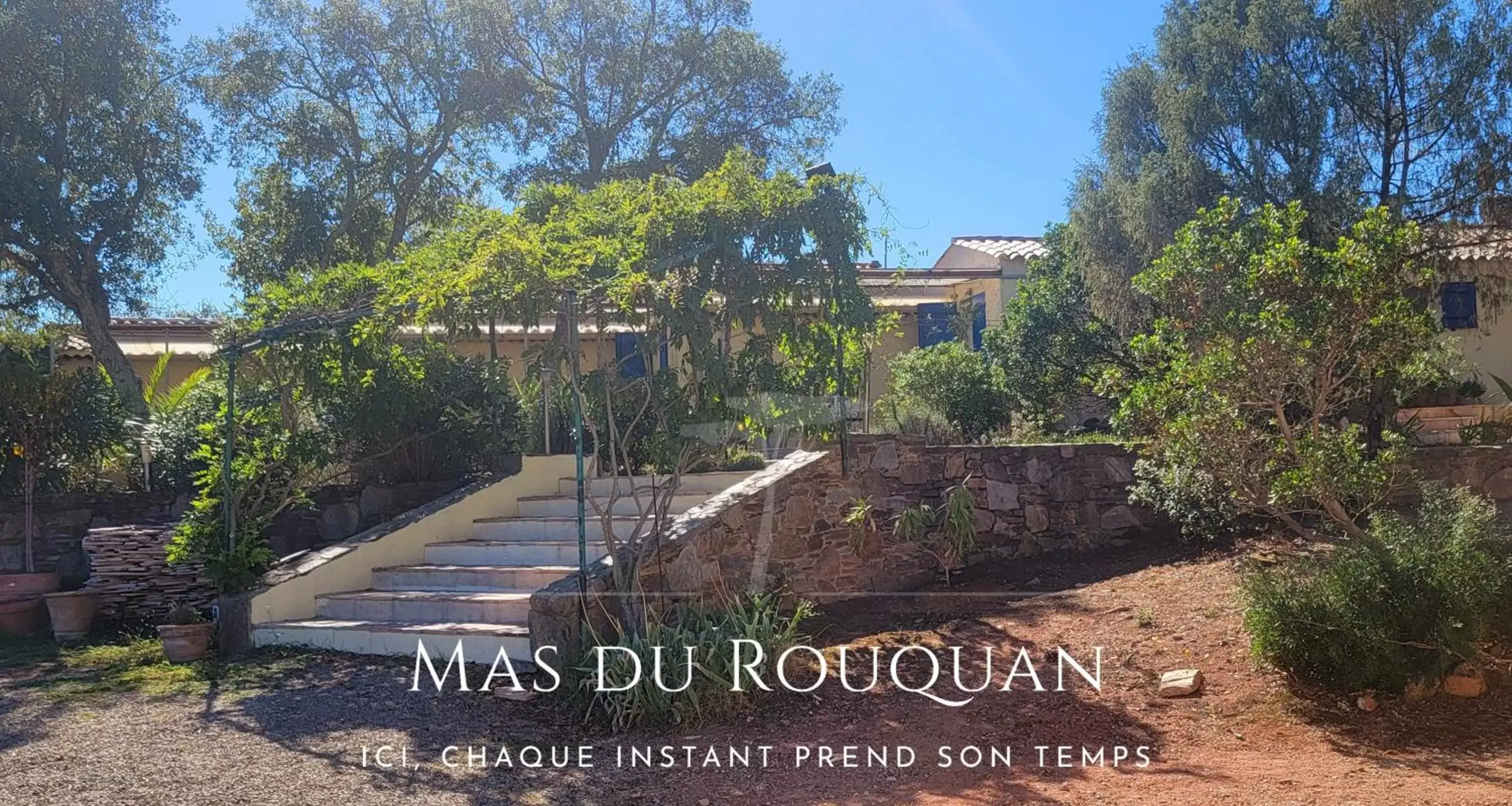 Garden in Le Mas du Rouquan