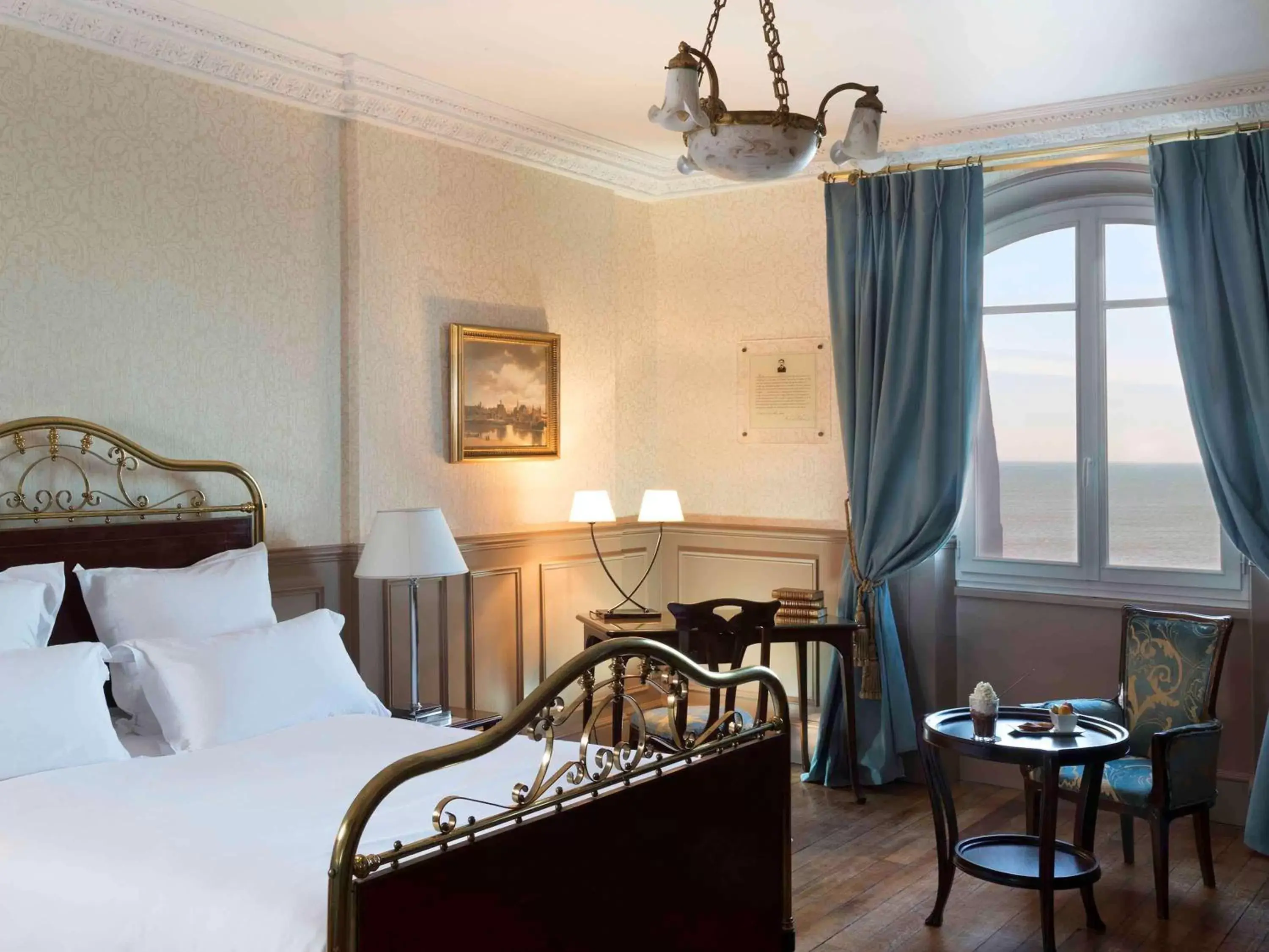 Photo of the whole room, Bed in Le Grand Hotel de Cabourg - MGallery Hotel Collection