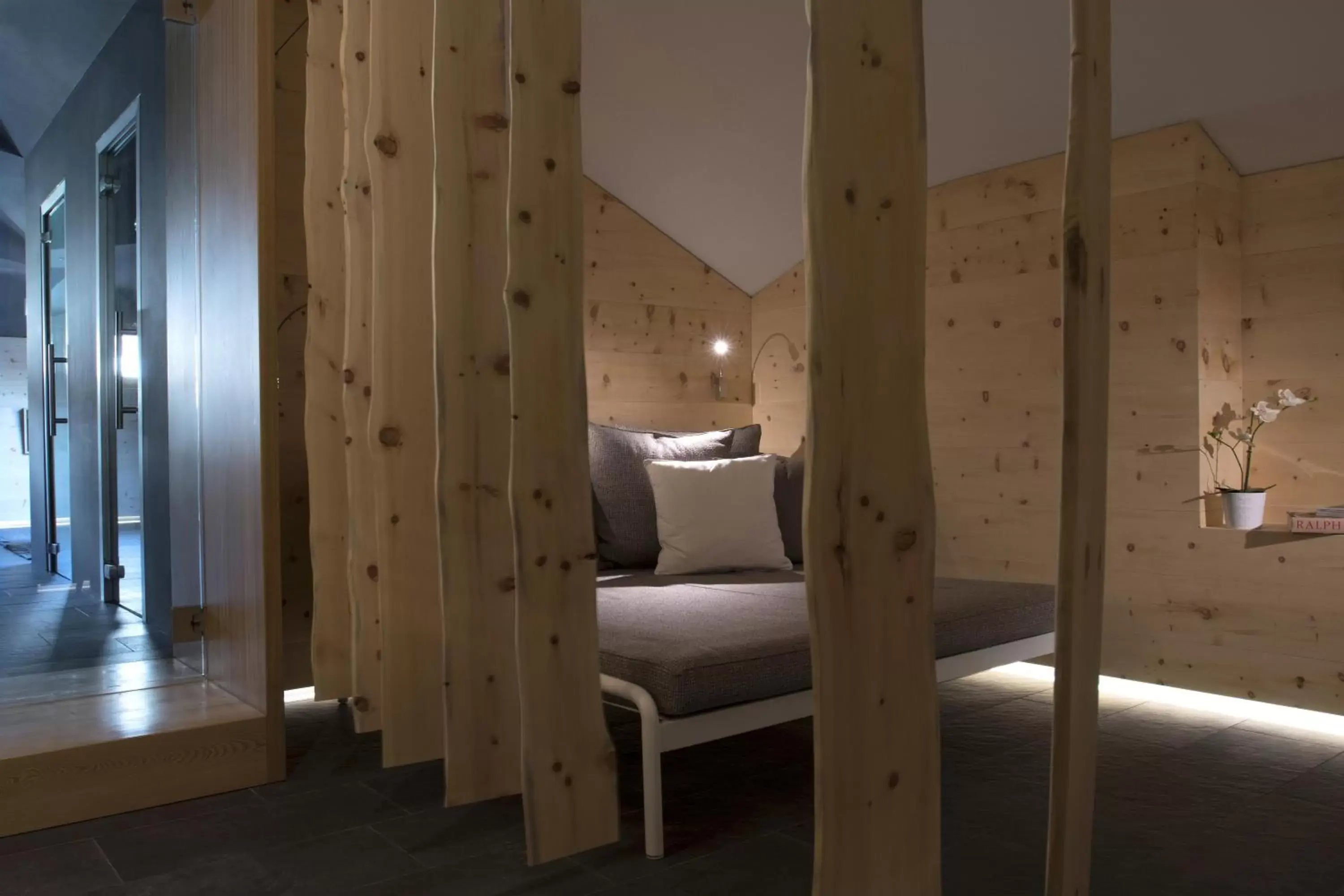 Sauna, Bed in Hotel Tremoggia