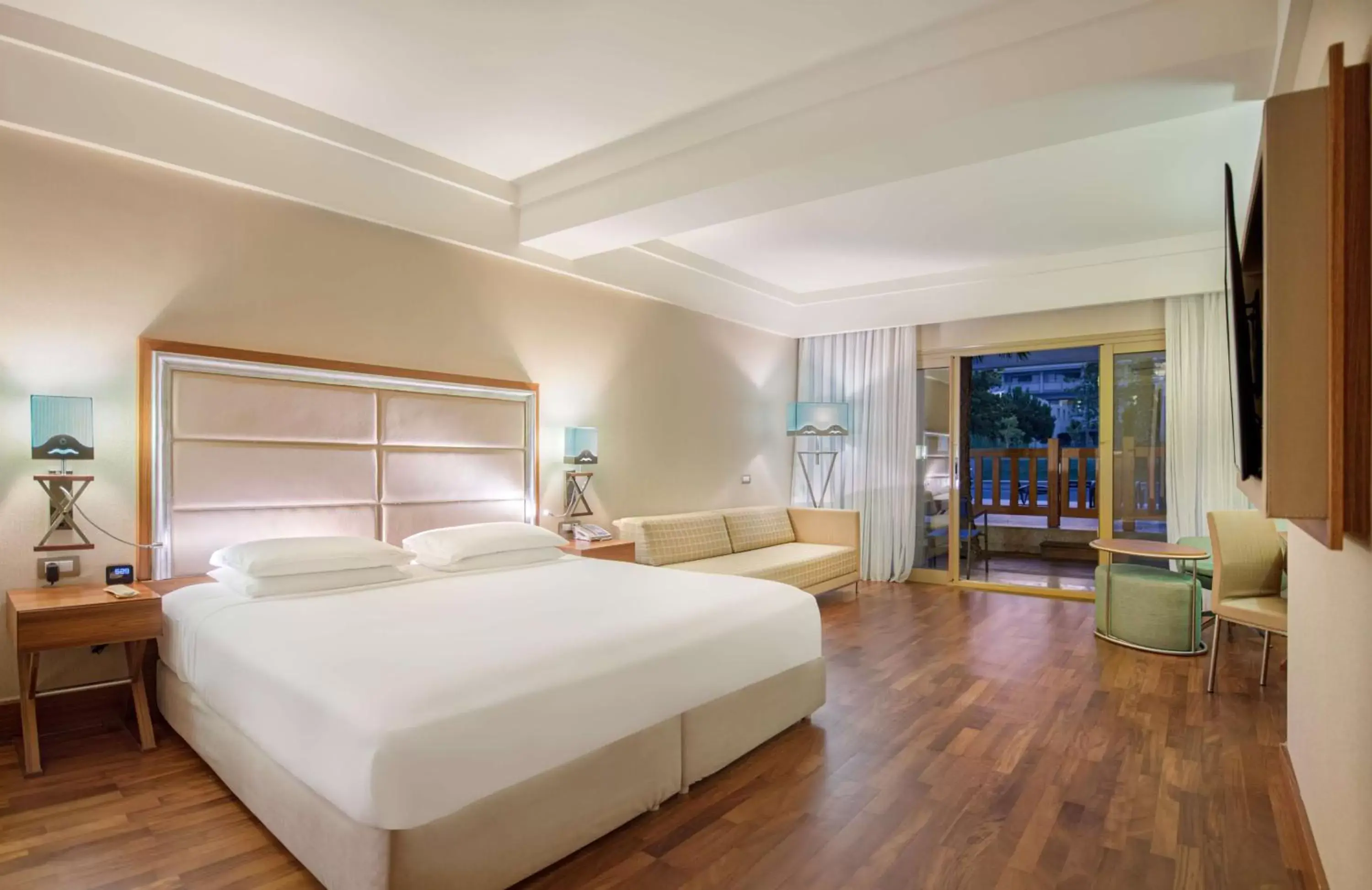 Bed in Hilton Dalaman Sarigerme Resort & Spa Bed in Hilton Dalaman Sarigerme Resort & Spa