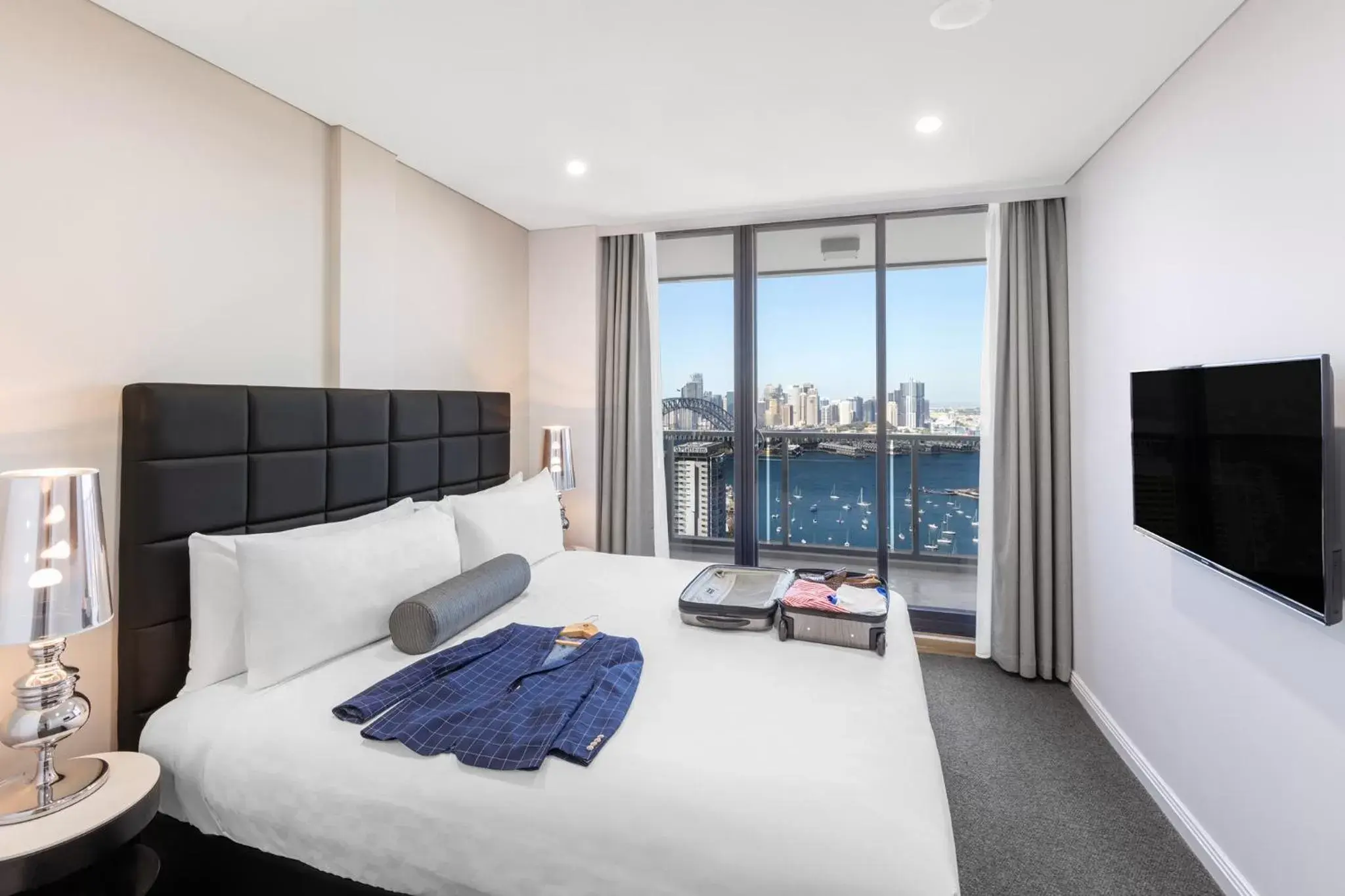 Bedroom in Meriton Suites North Sydney