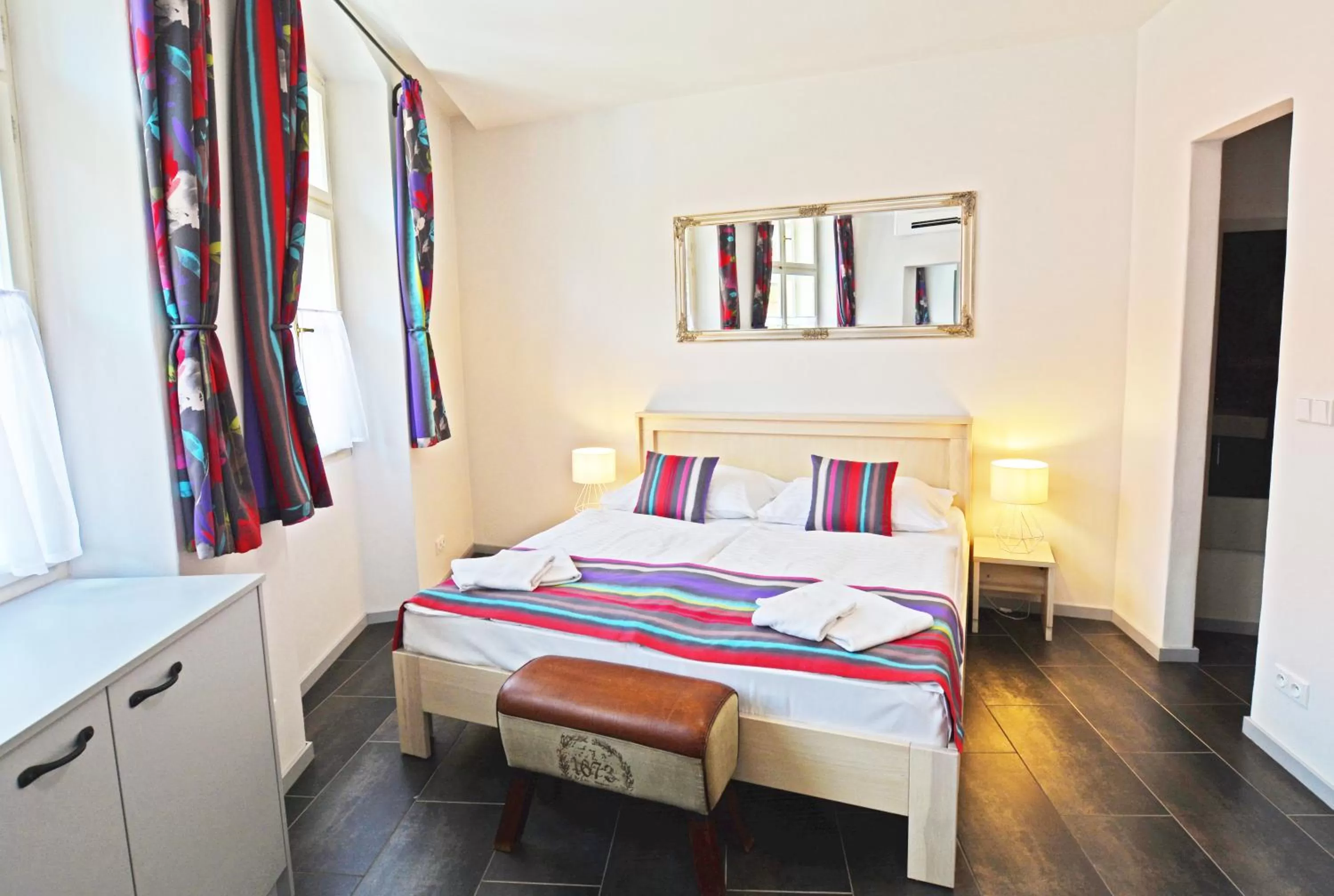 Bedroom, Bed in Historic Centre Residence