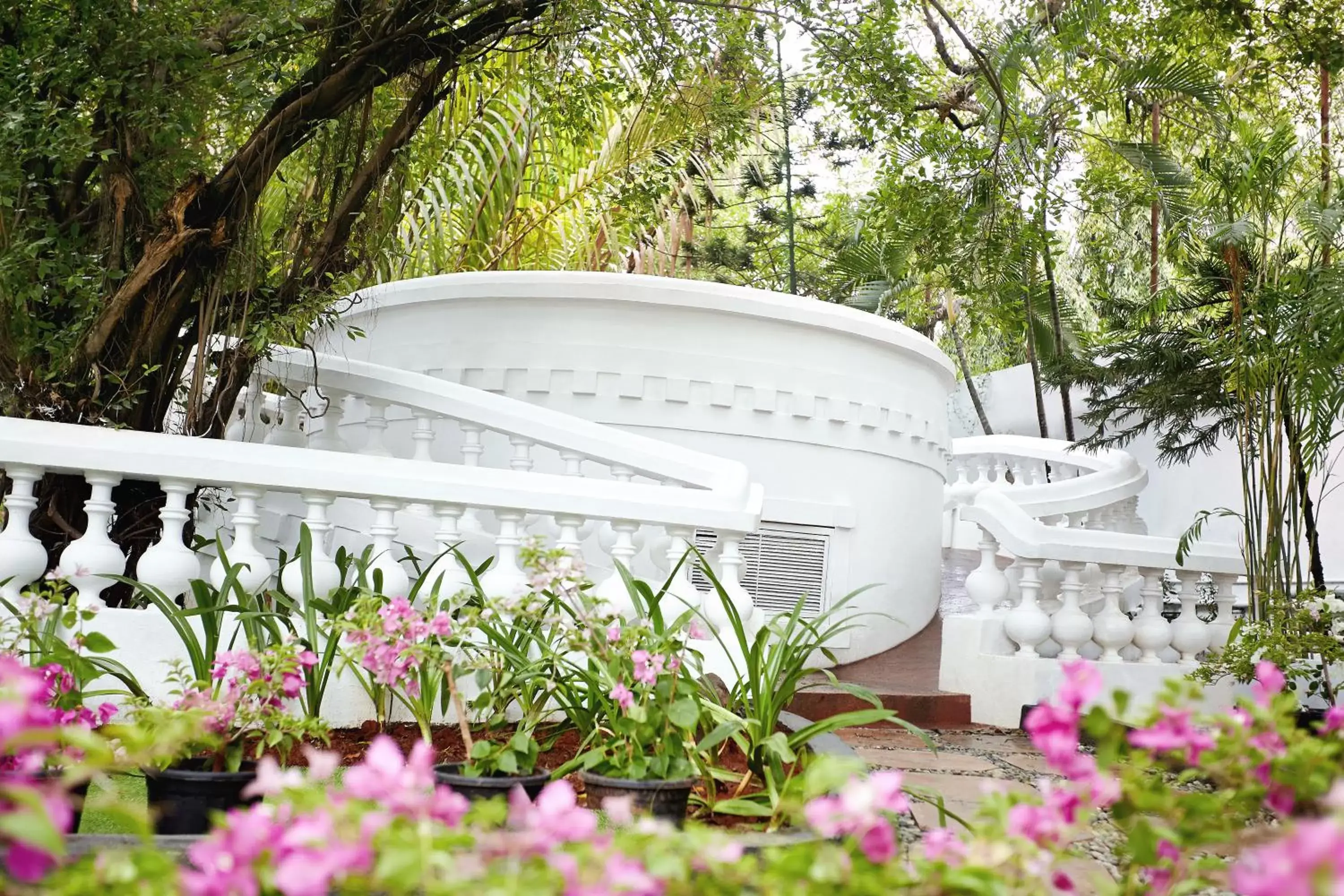 Garden in Taj Connemara, Chennai