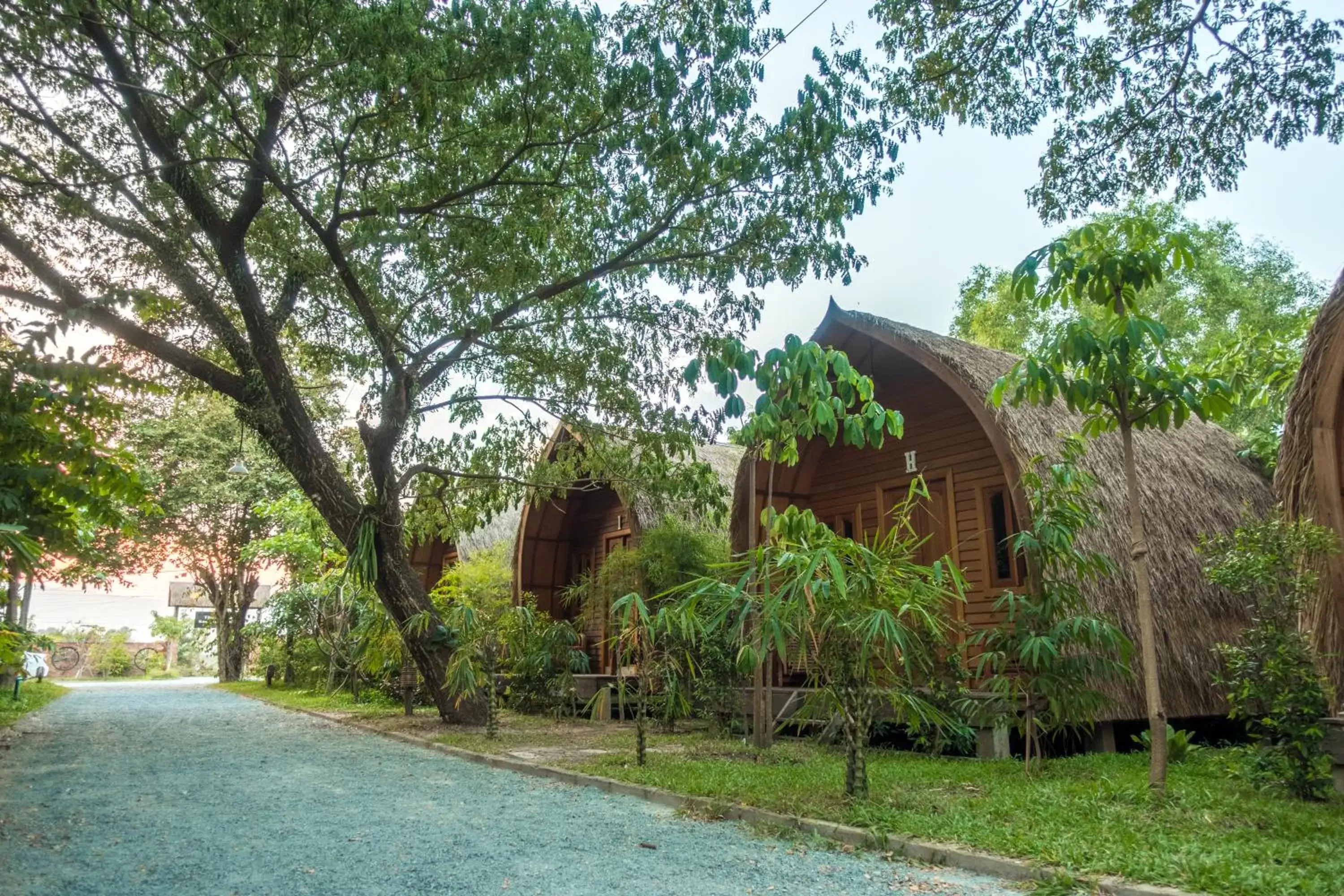 Garden view, Property Building in Bamboo Bungalow