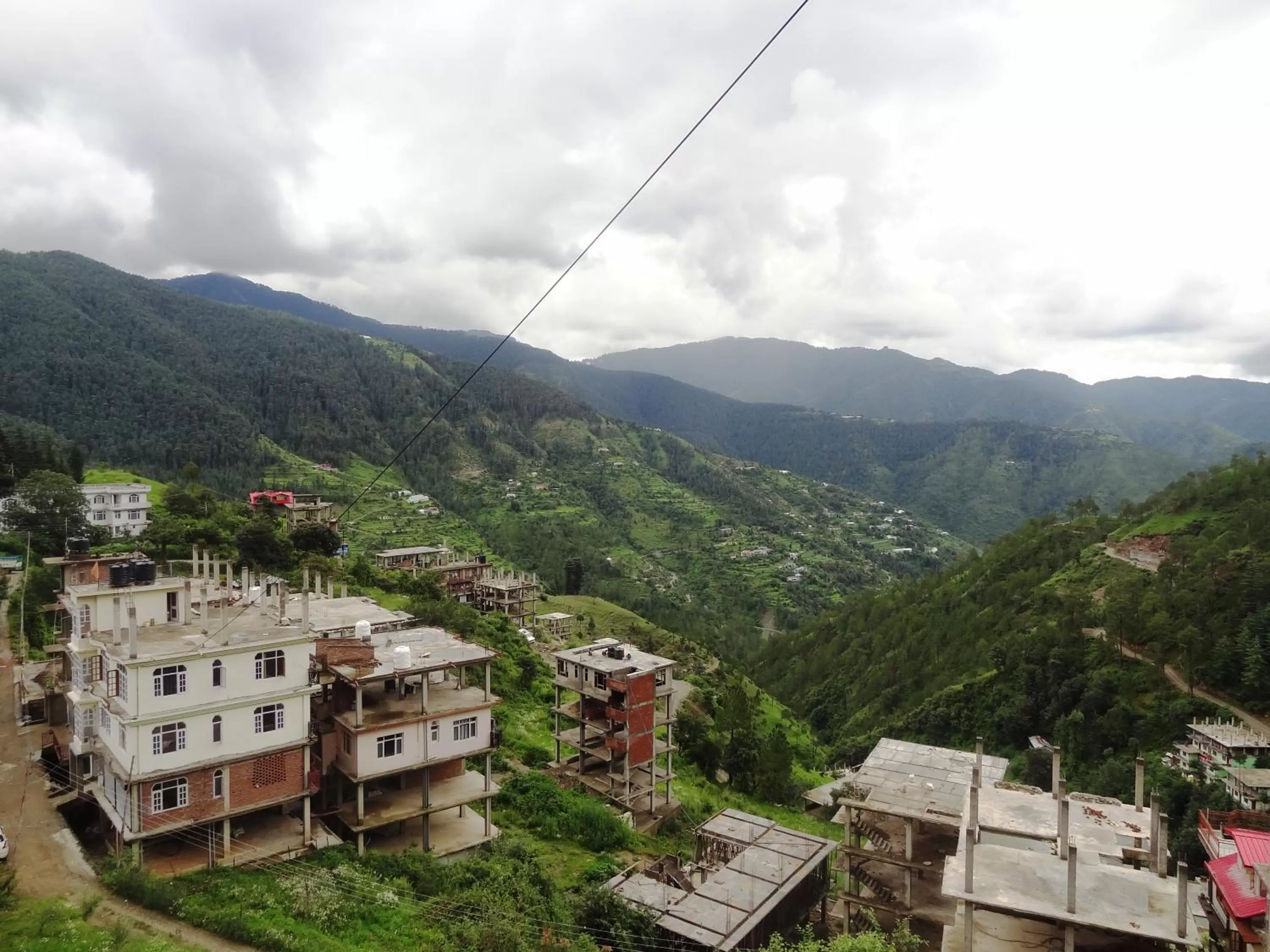 Bird's eye view, Bird's-eye View in Sai Cottage Shimla