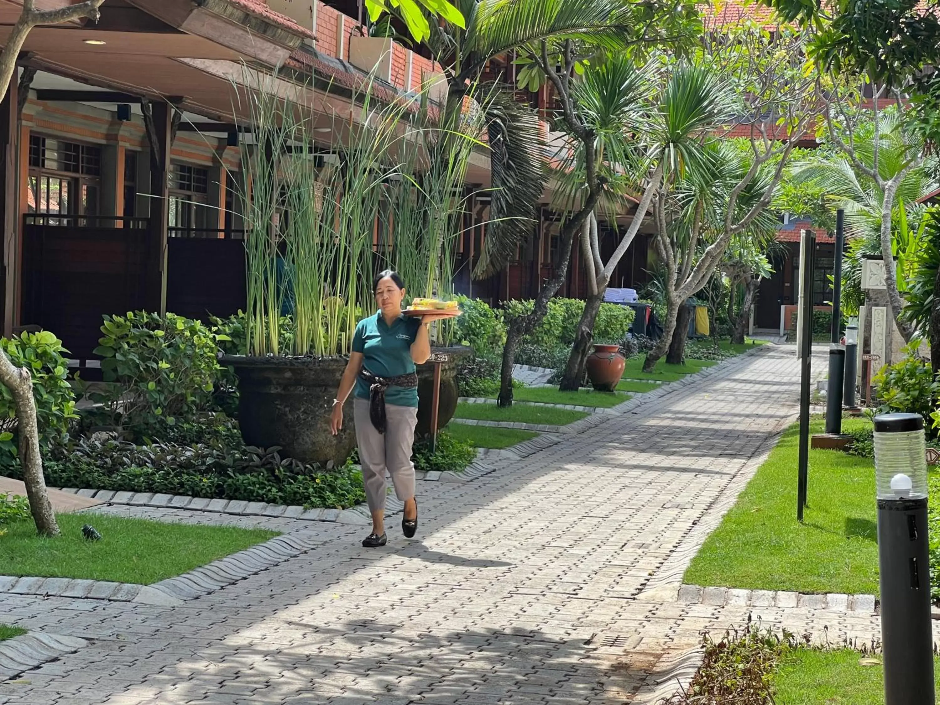 Garden view in Grand Istana Rama Hotel