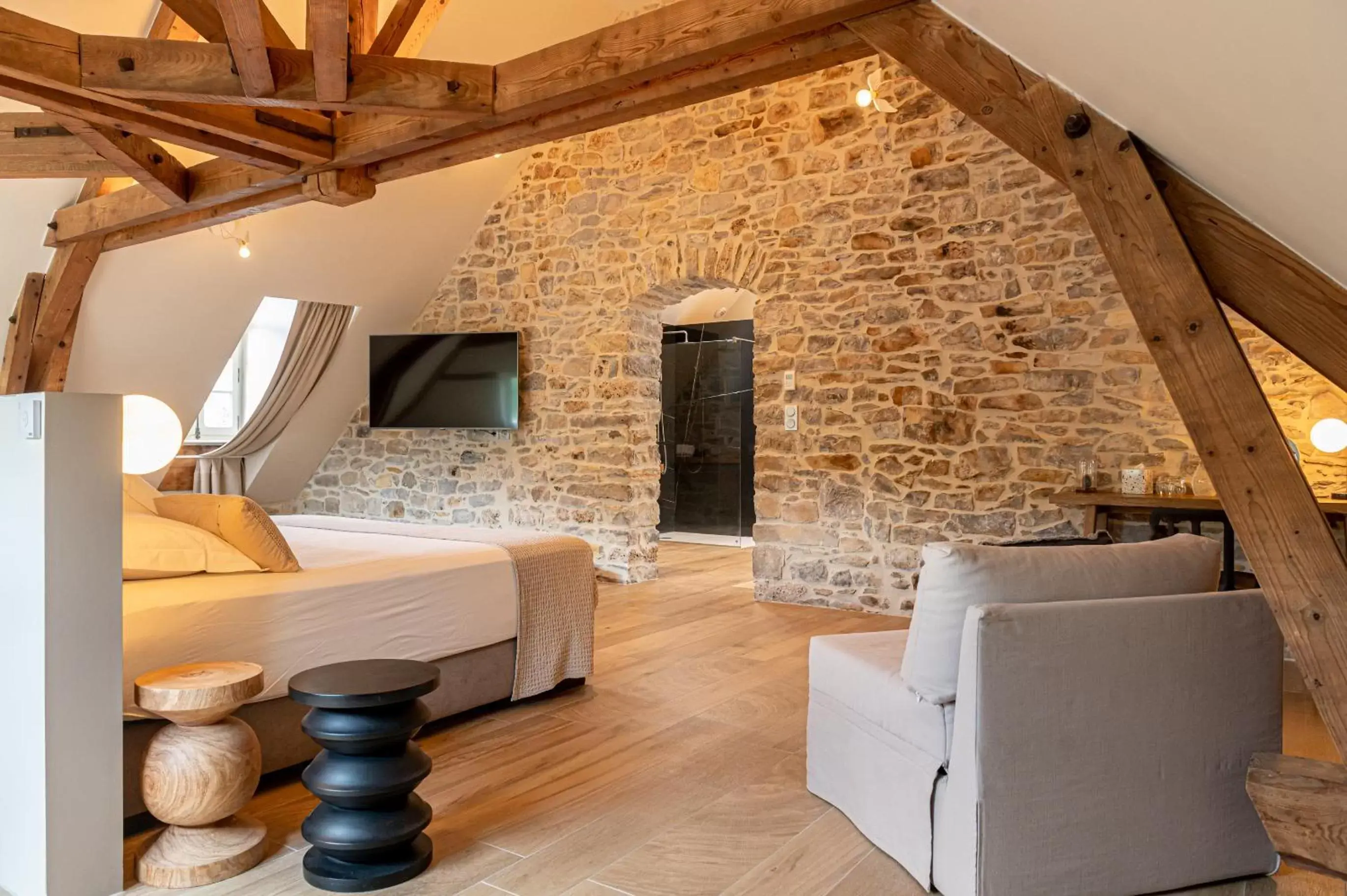 Bedroom, Seating Area in Couvent de la Salette