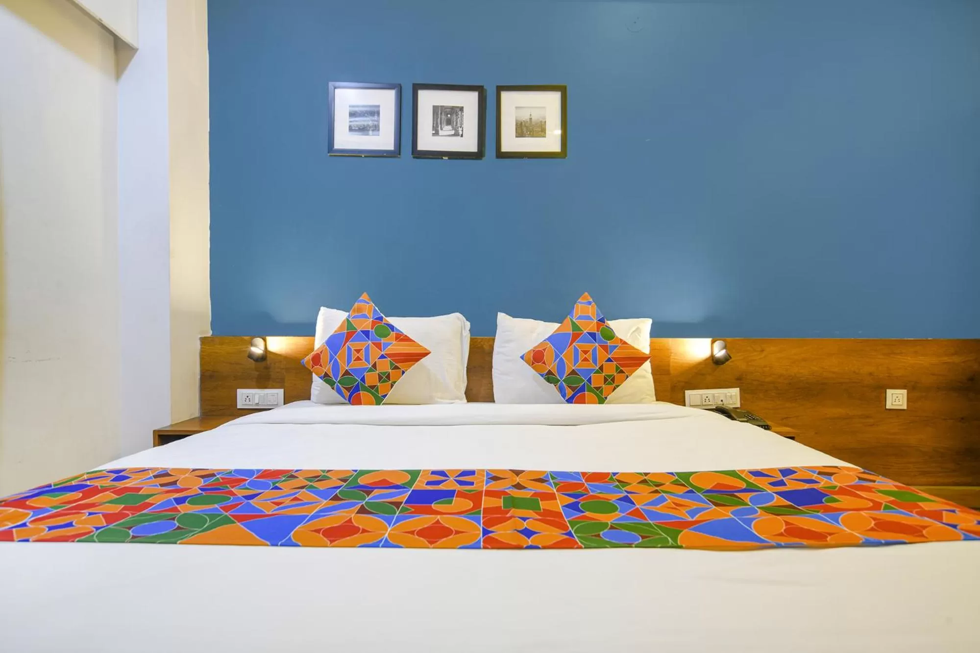 Bed in FabHotel Hello Homz