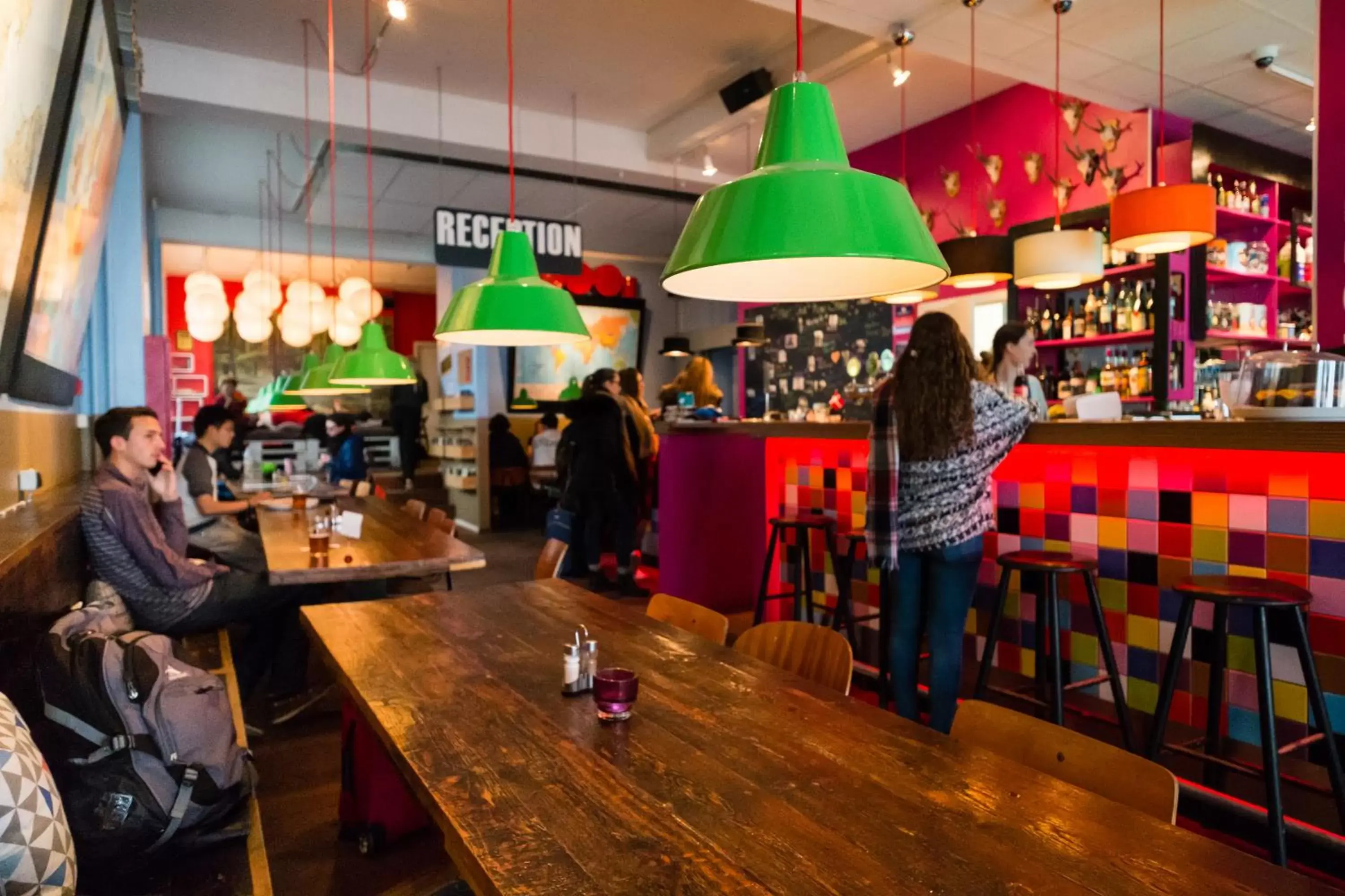 Lounge or bar in Copenhagen Downtown Hostel Lounge or bar in Copenhagen Downtown Hostel