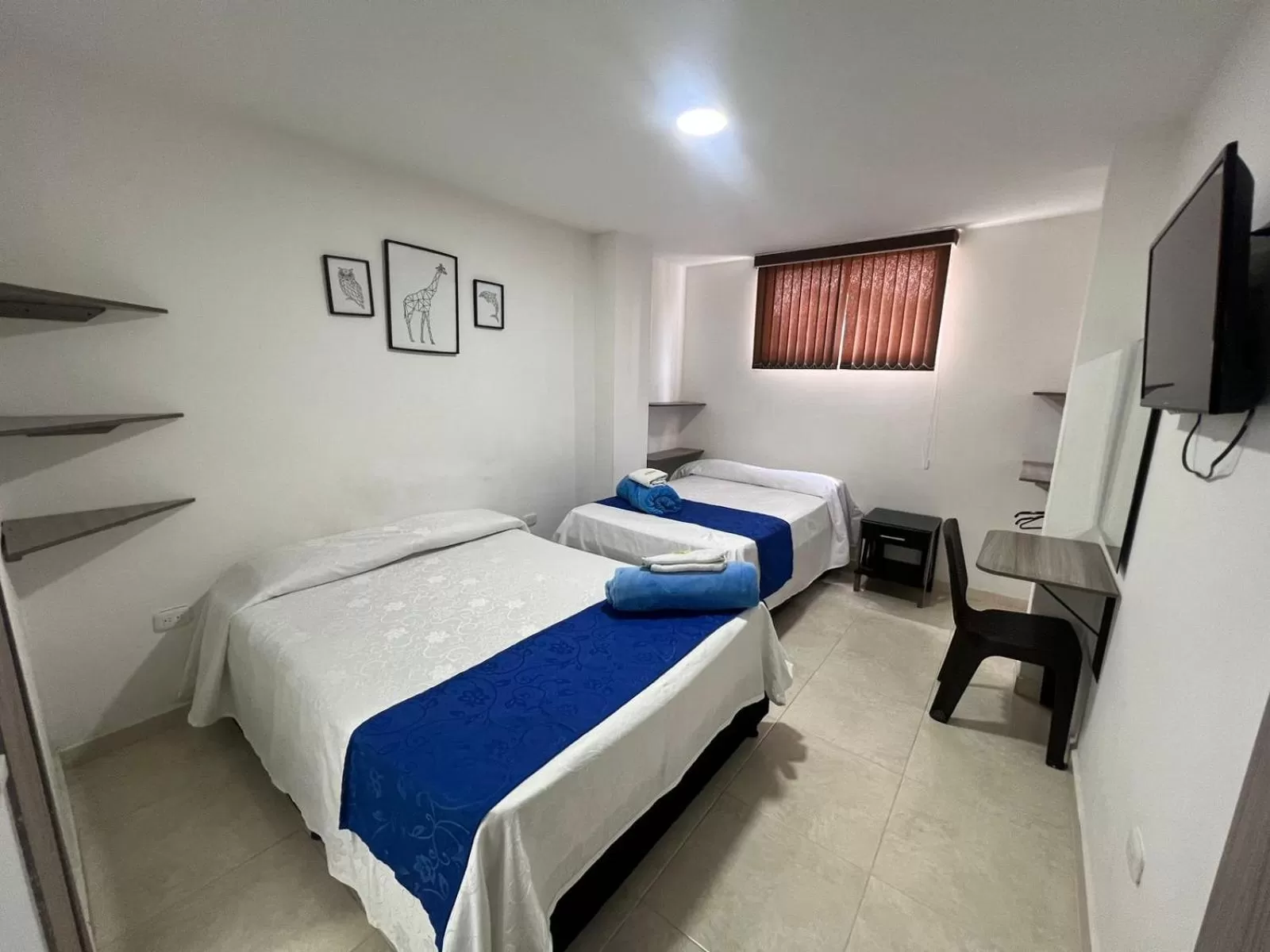 Bed in Hotel Cafe Estrella