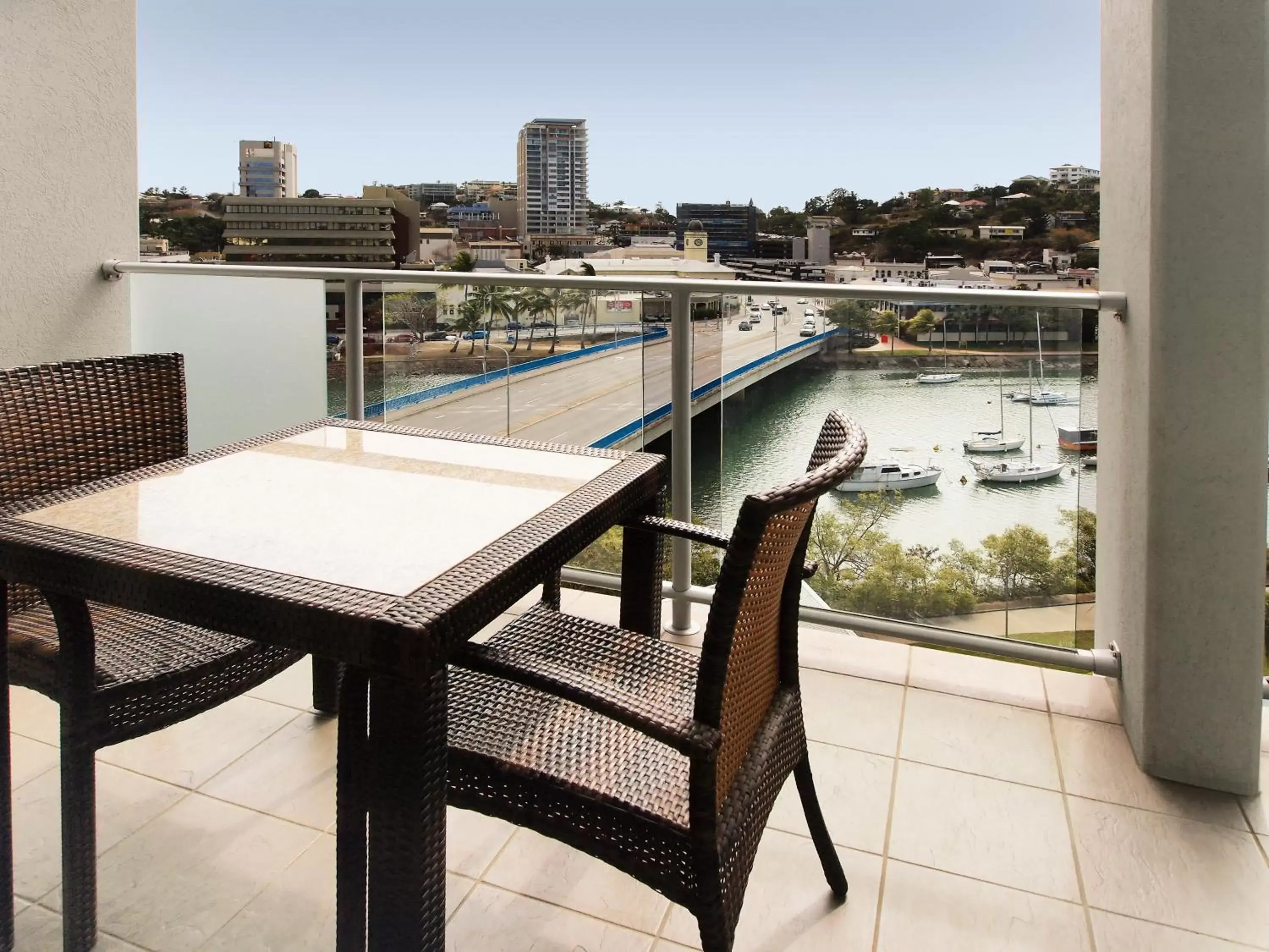 View (from property/room), Balcony/Terrace in Oaks Townsville Gateway Suites