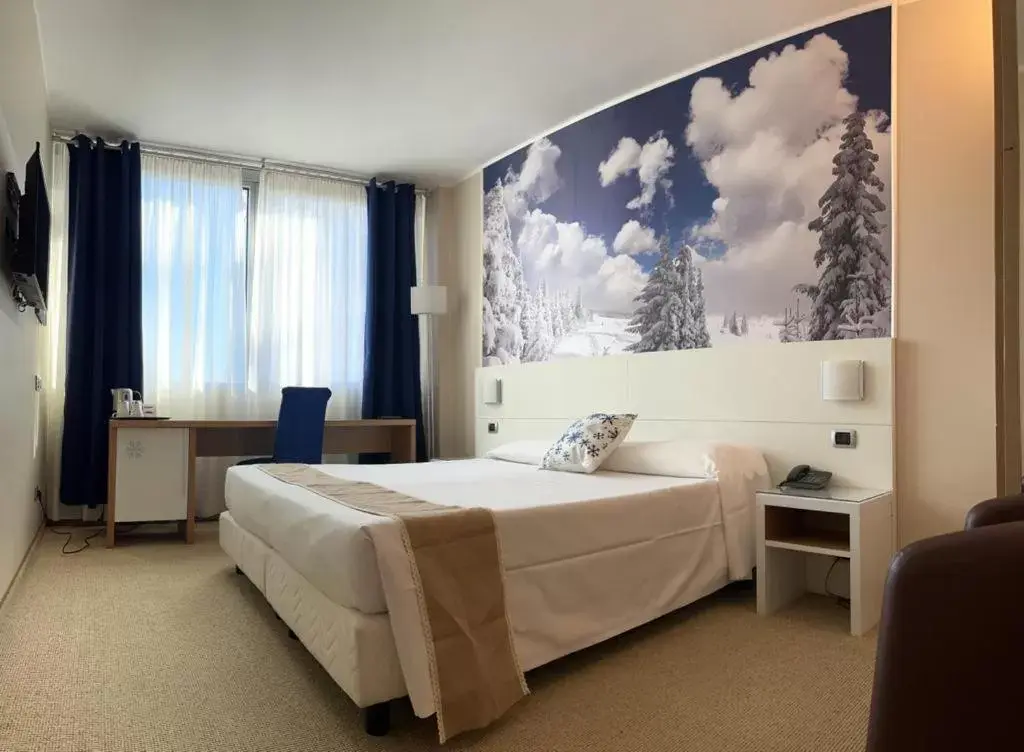 Bed in Hotel Sporting Brugherio