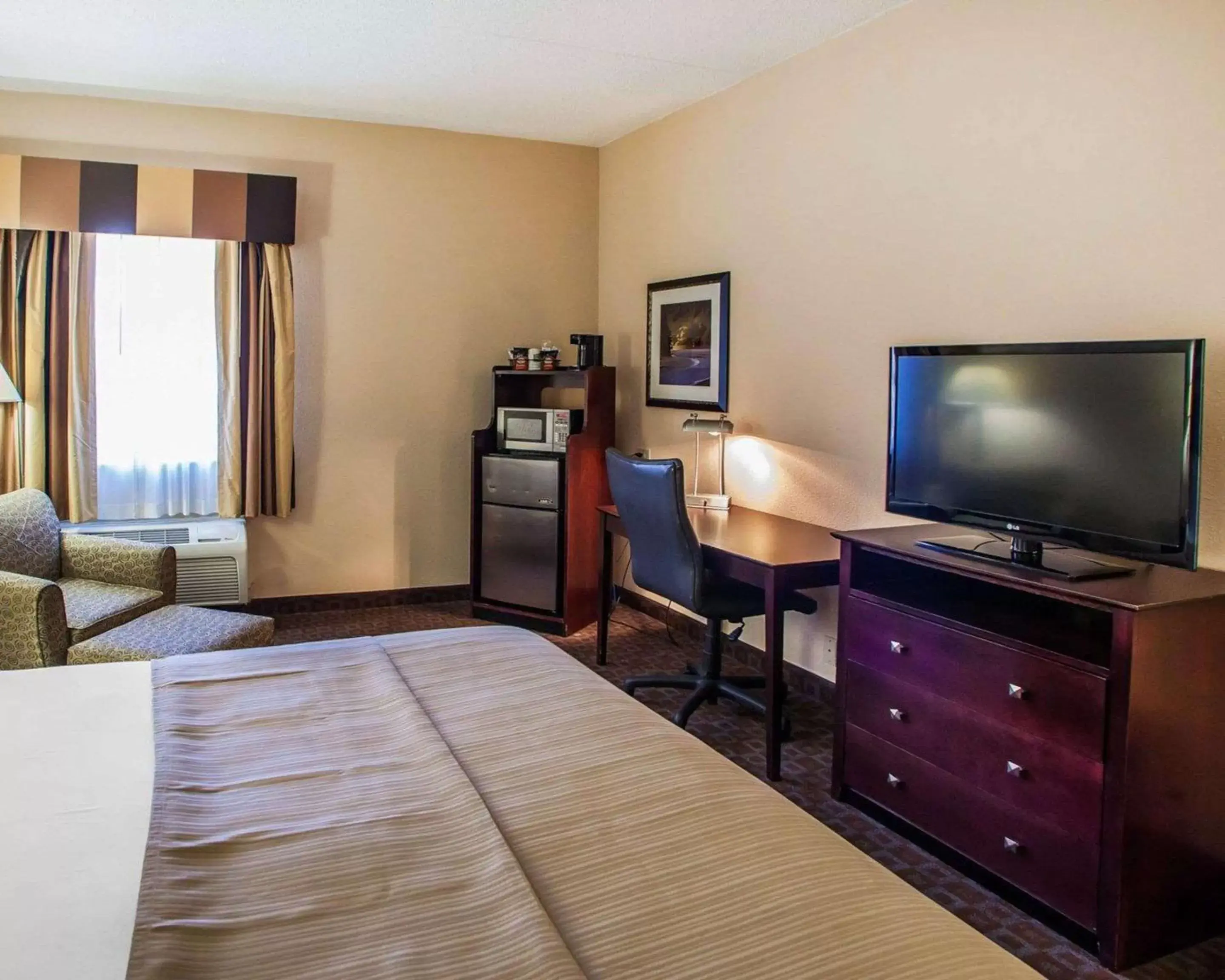 Bedroom, TV/Entertainment Center in Quality Inn & Suites Peoria