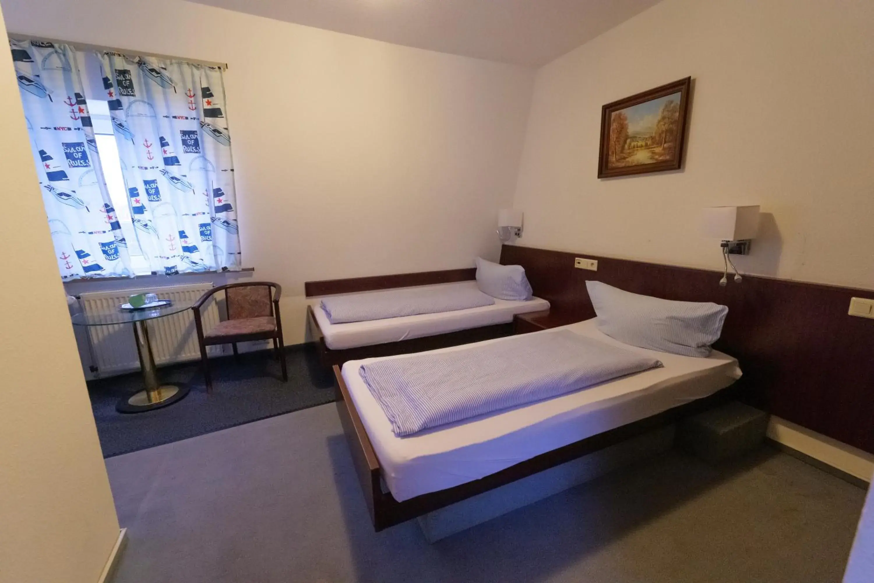 Bed in Hotel Zum Klüverbaum