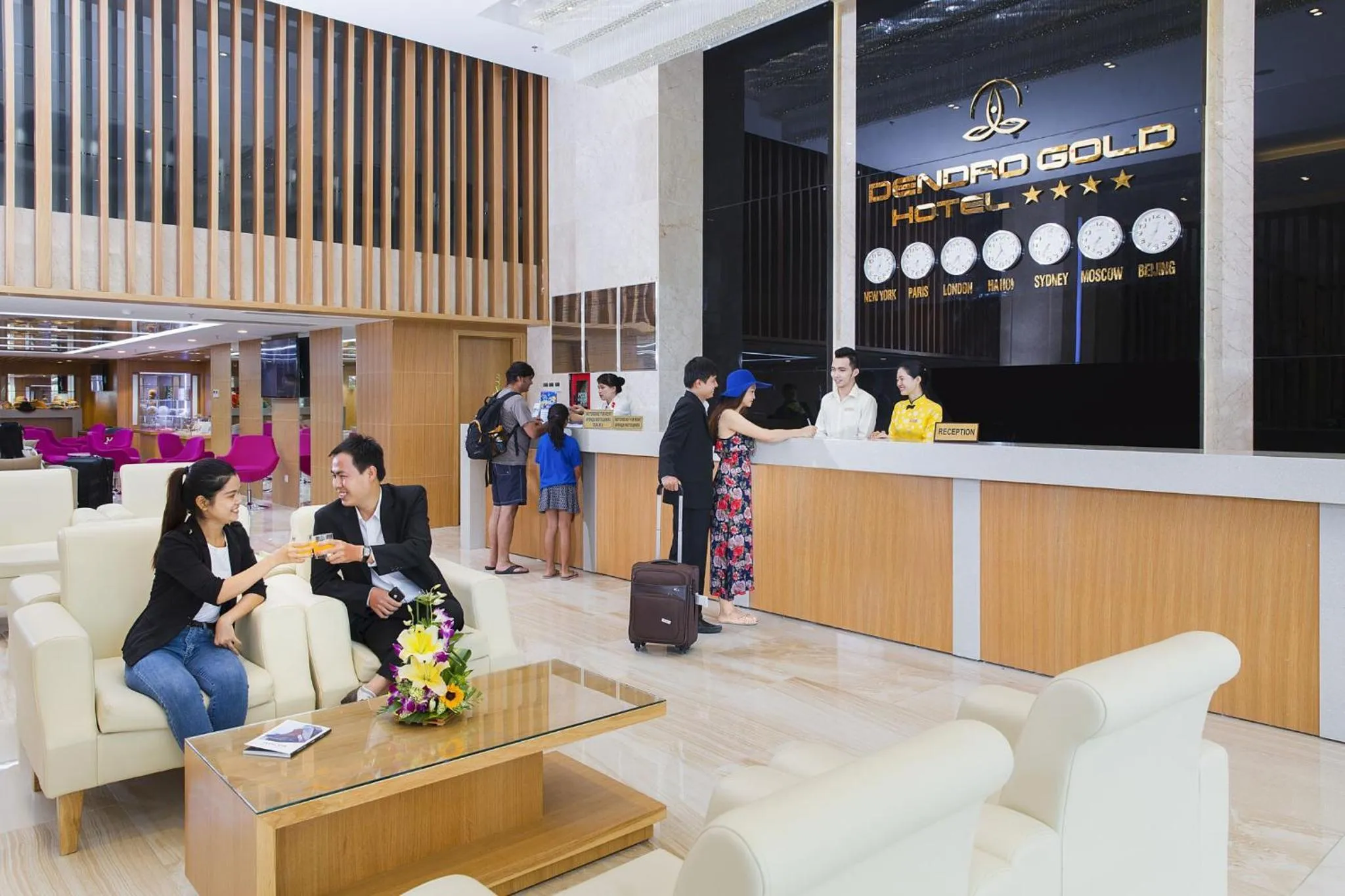 Lobby or reception in Dendro Gold Hotel