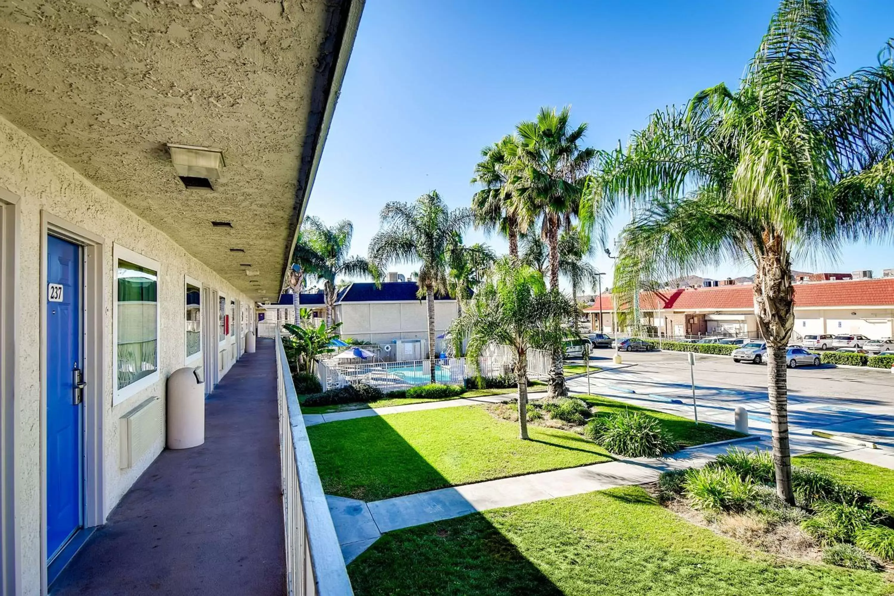 Property building, Garden in Motel 6-Riverside, CA - South