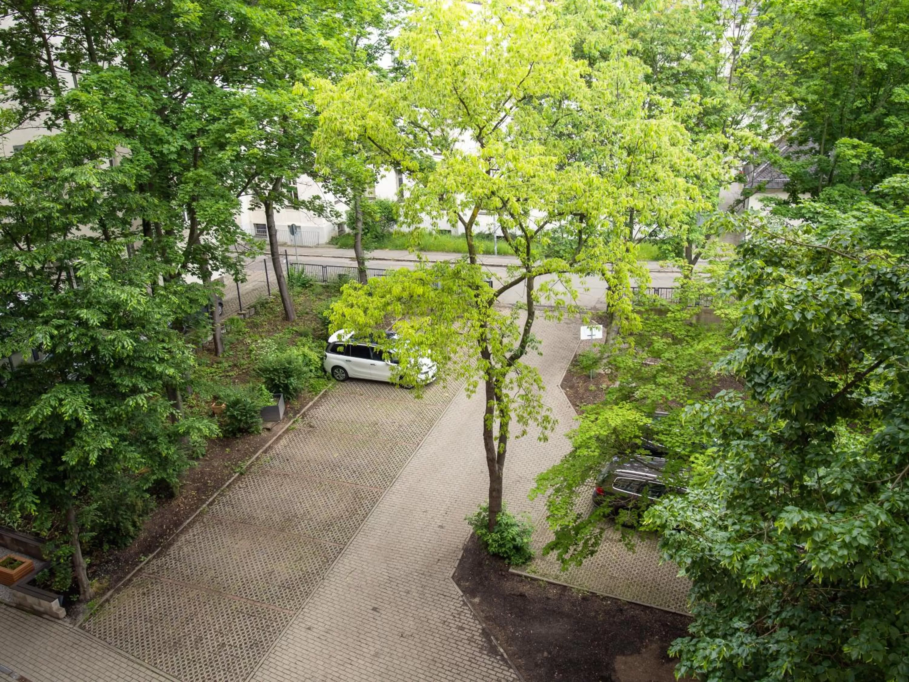 Patio in Hotel an der Oper