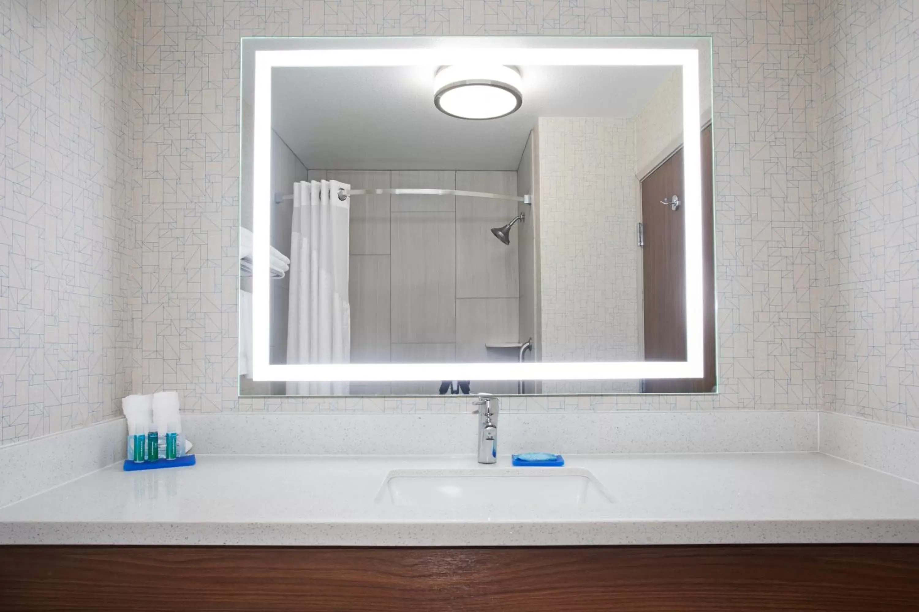 Bathroom in Holiday Inn Express Hotel & Suites Longmont, an IHG Hotel