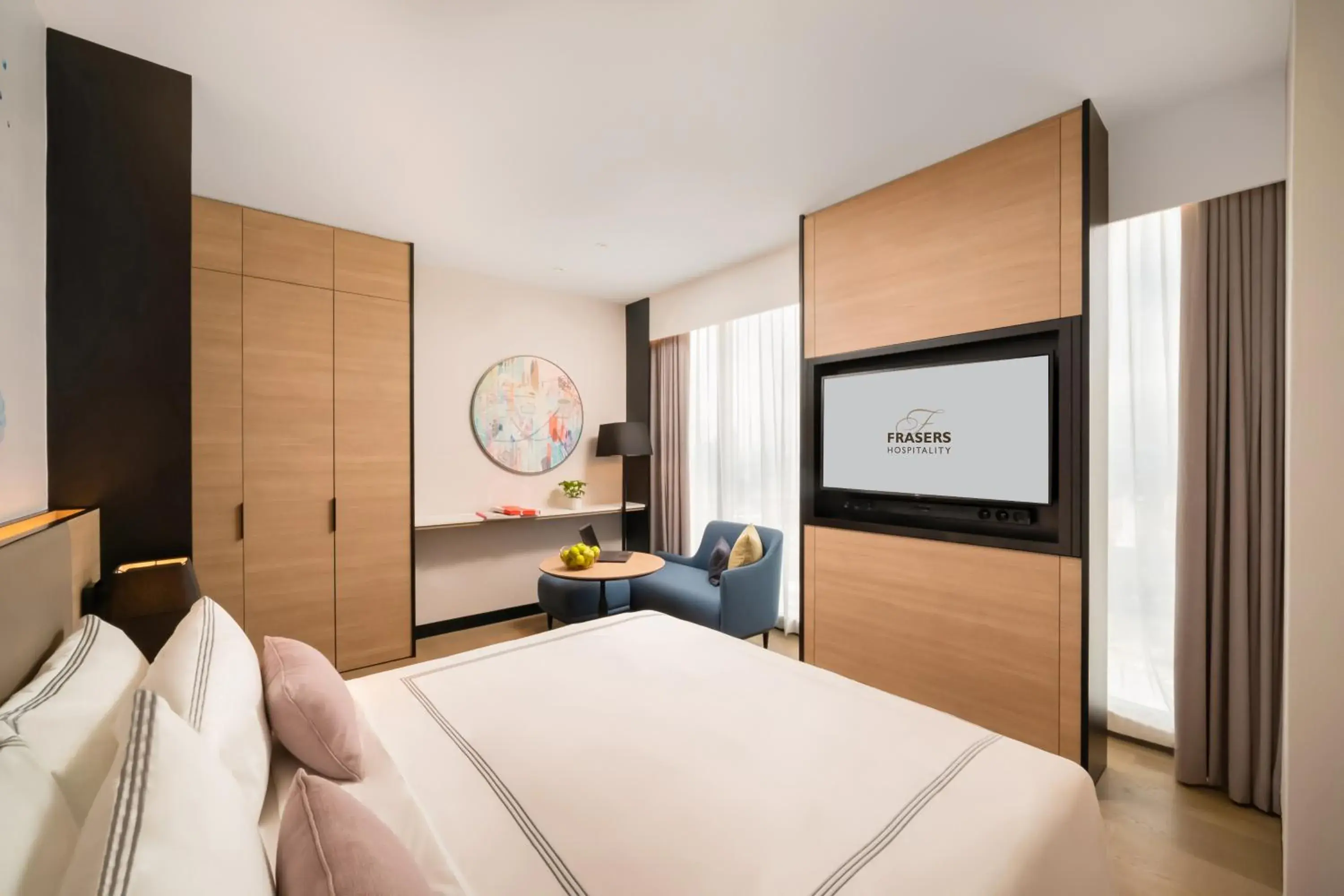 Bedroom, Bed in Capri by Fraser, Bukit Bintang