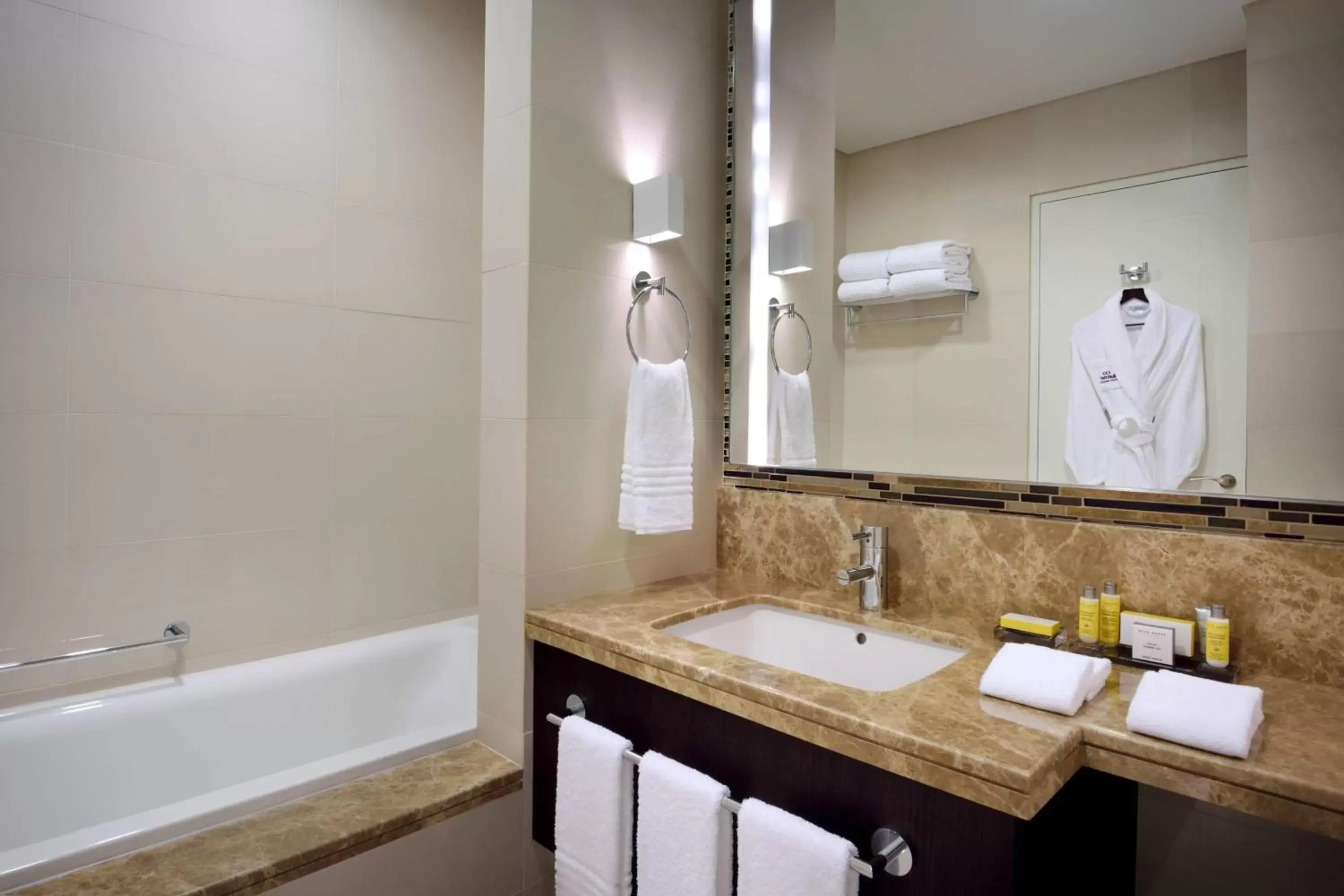 Bathroom in Marriott Executive Apartments Downtown, Abu Dhabi