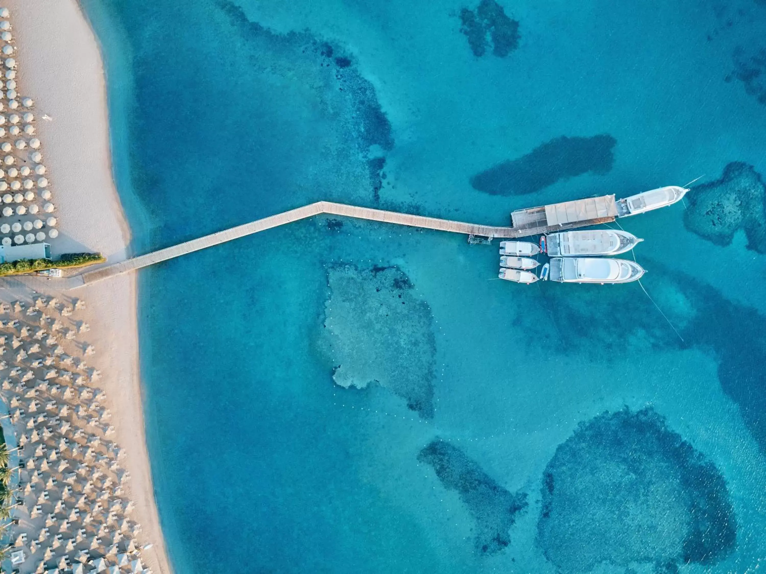 Beach, Bird's-eye View in Iberotel Makadi Beach