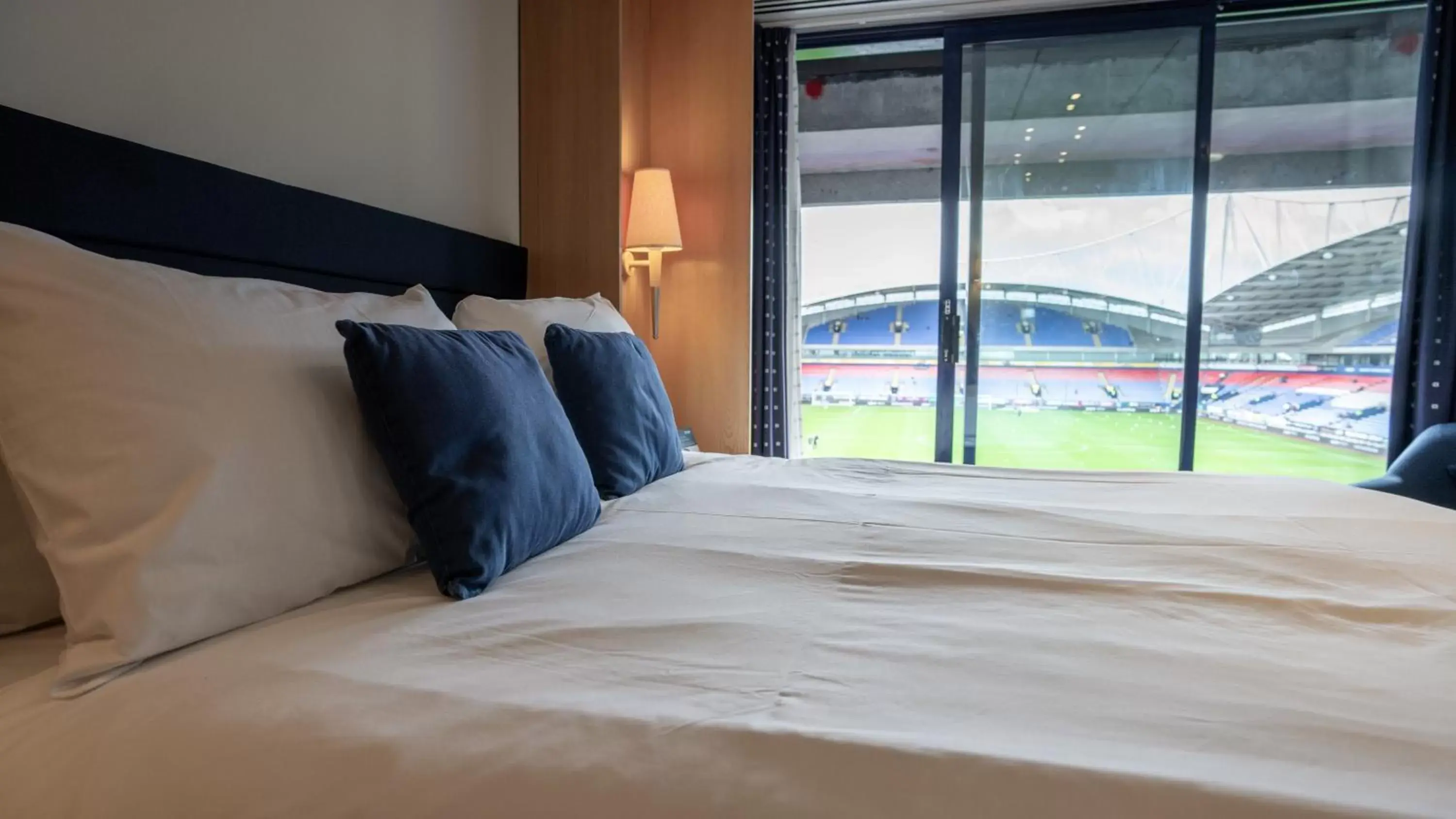 Bed in Bolton Stadium Hotel