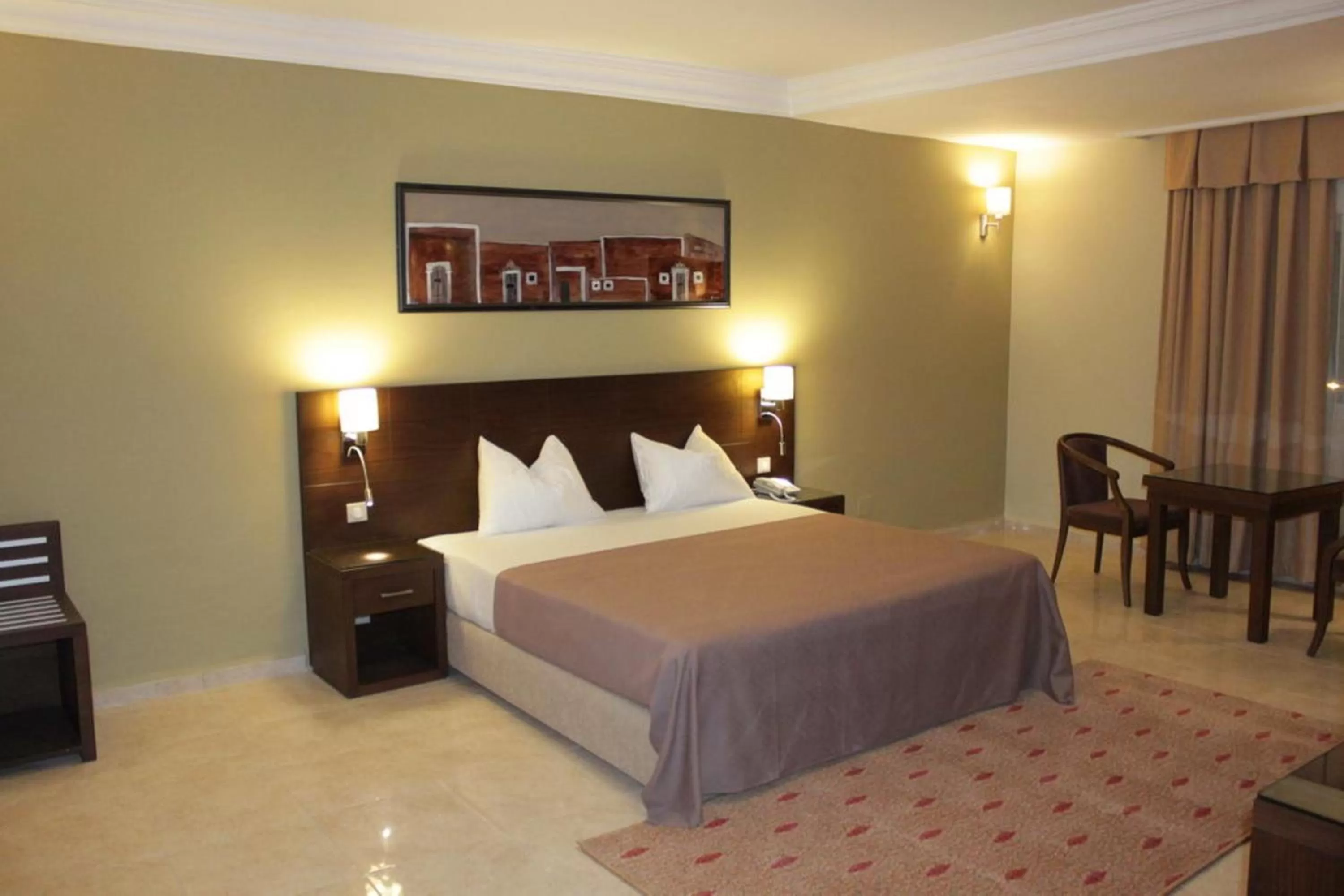 Bed in Hotel Mauricenter Nouakchott